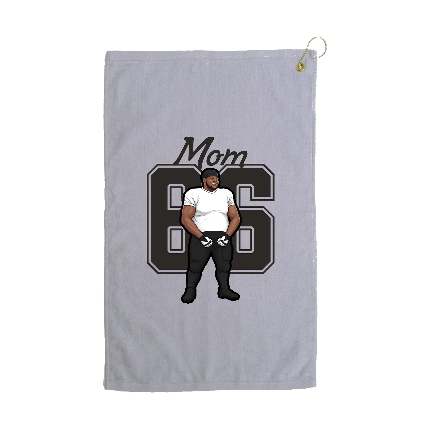 Golf Towel — Mothers Day Shirsey in Grey