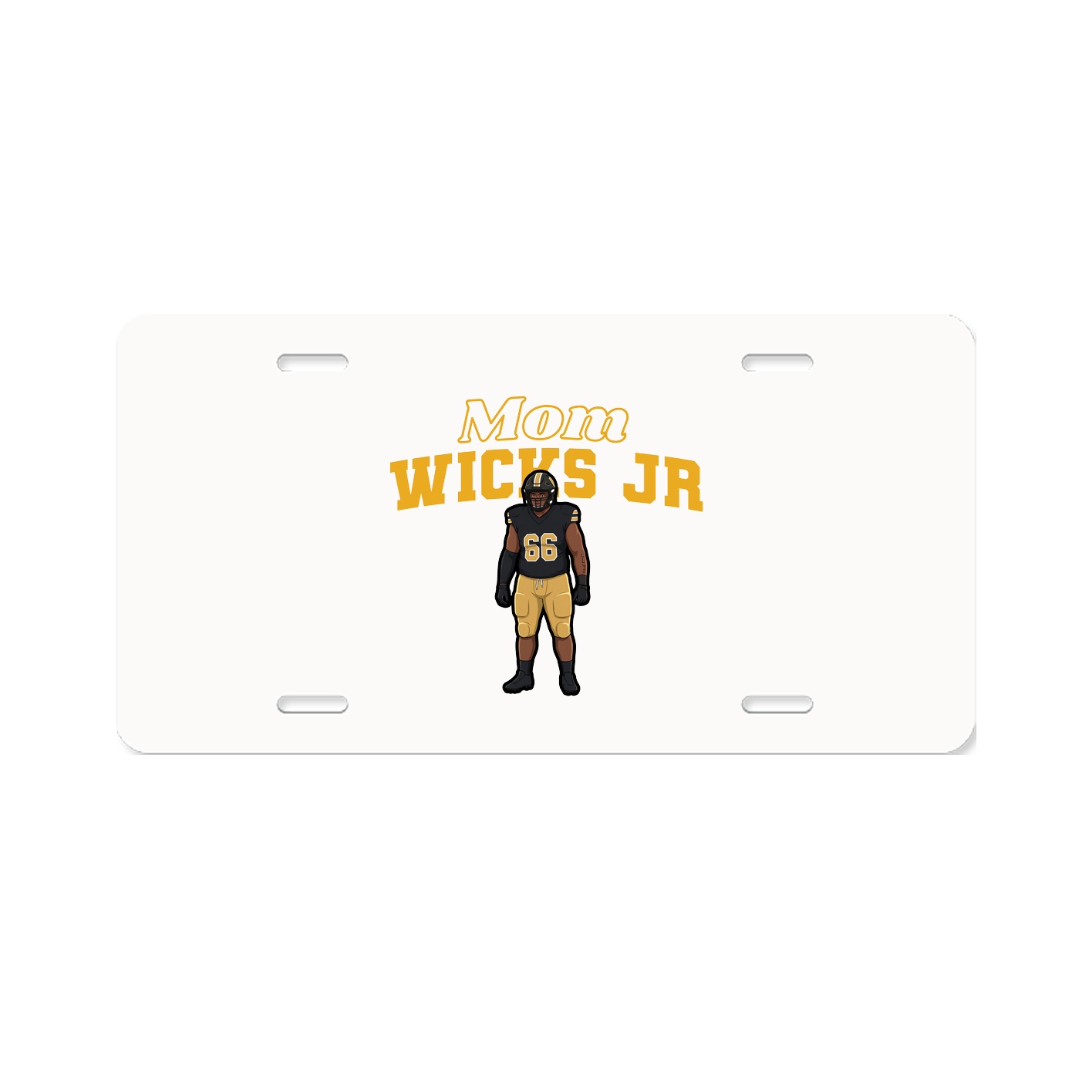 License Plate — Mothers Day Block in Classic