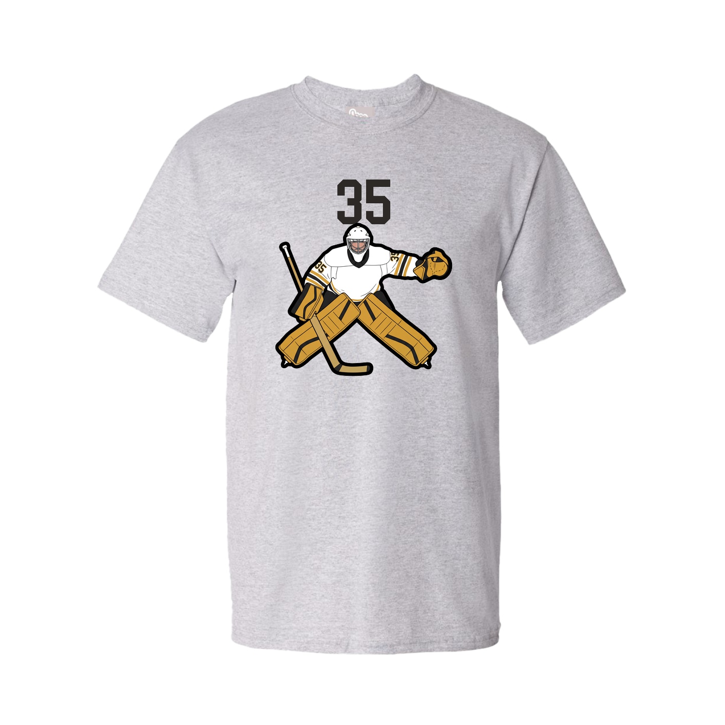 Youth Tee — Number Top in Grey