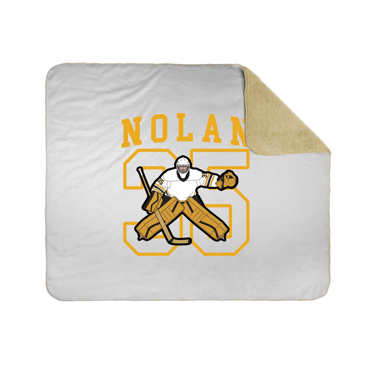 Throw Blanket — Shirsey in White