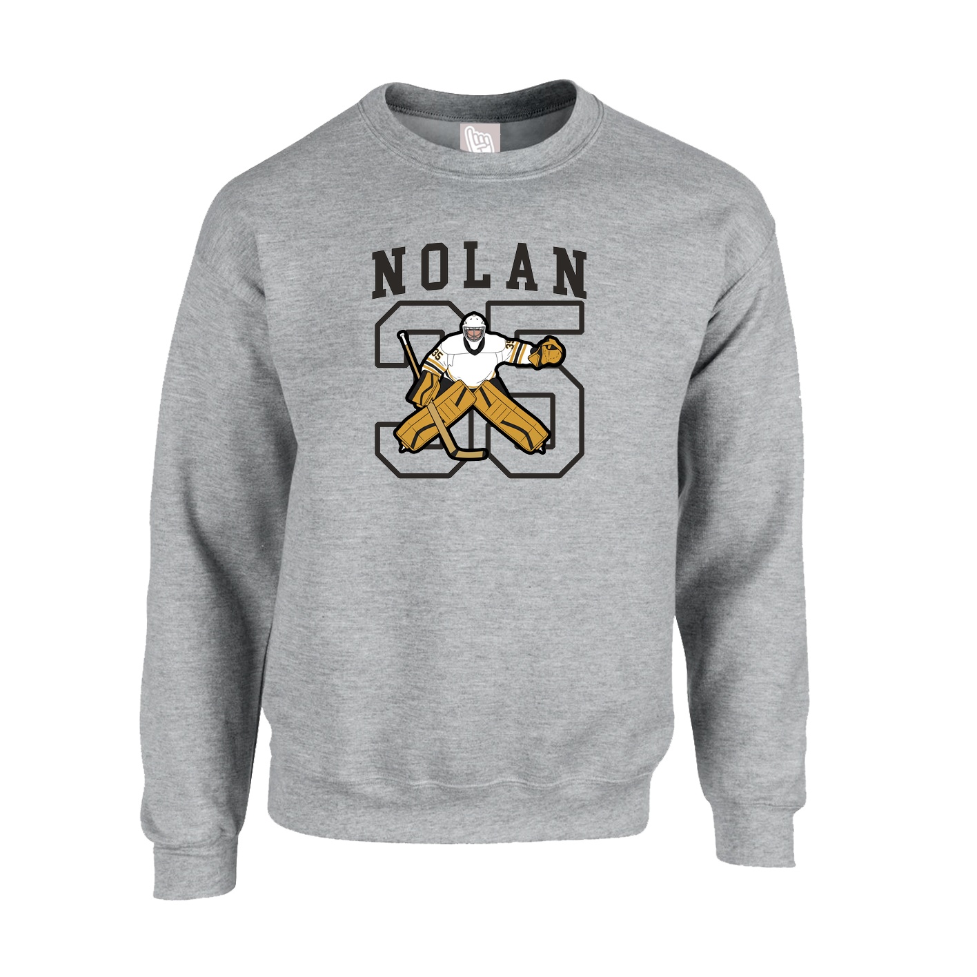 Fleece Crew — Shirsey in Grey