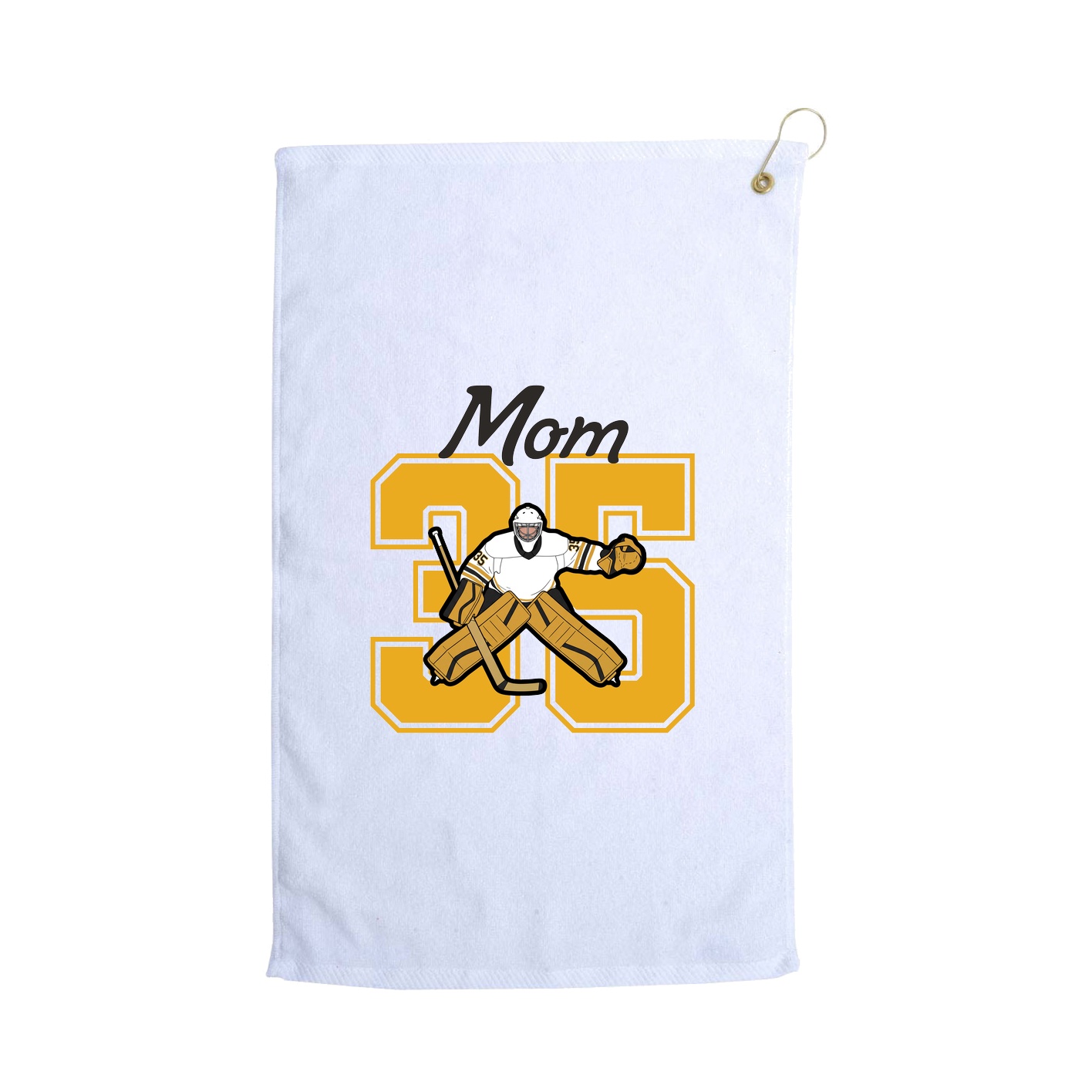 Golf Towel — Mothers Day Shirsey in White