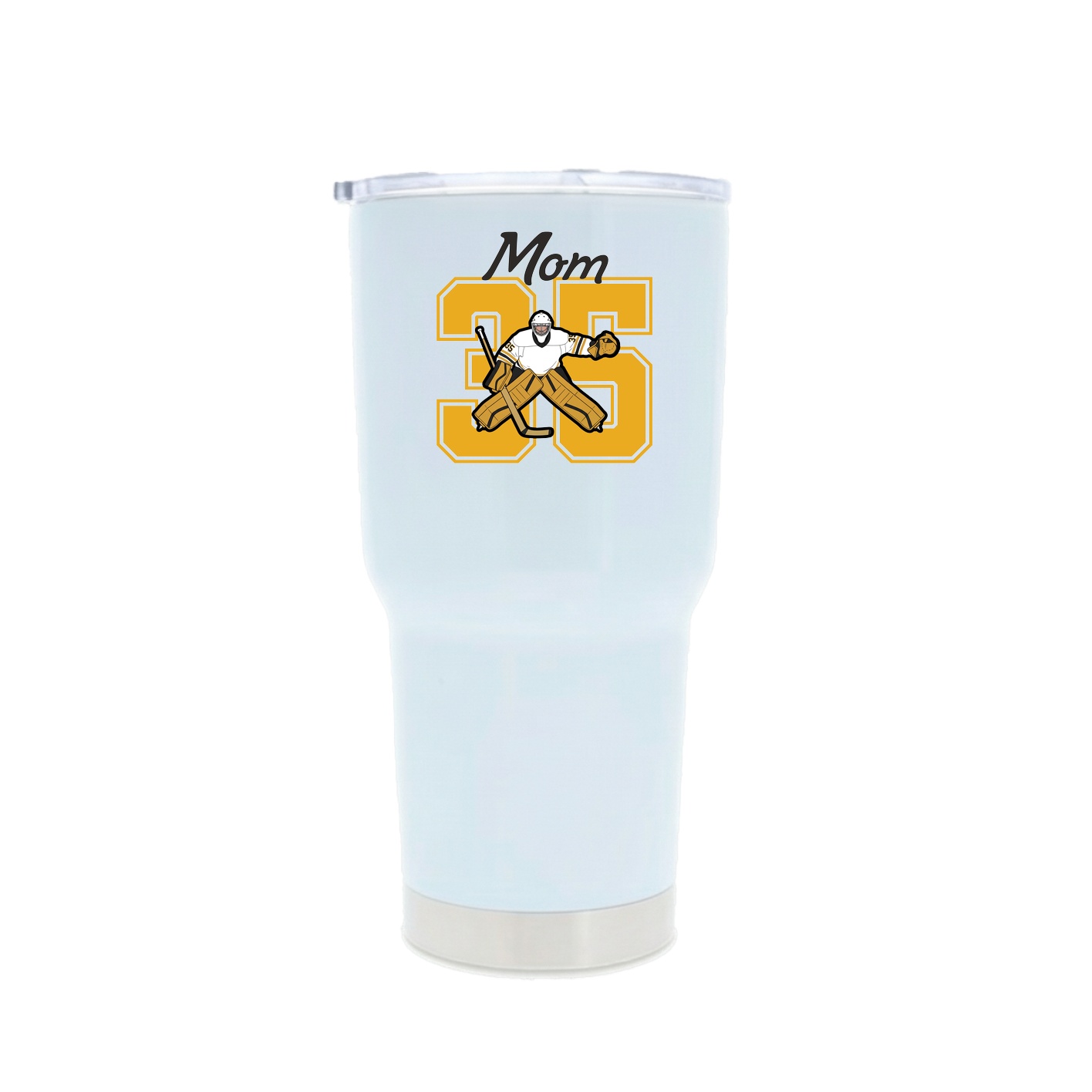 30oz Stainless Steel Tumbler — Mothers Day Shirsey in White