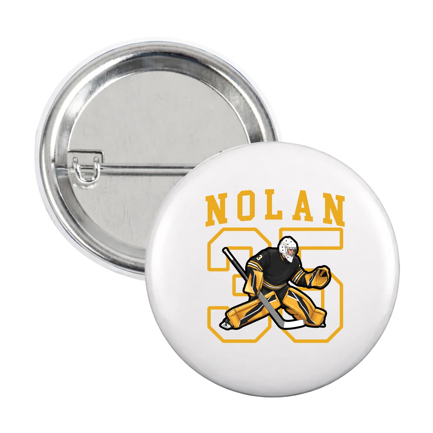 Game Day Button — Shirsey in White