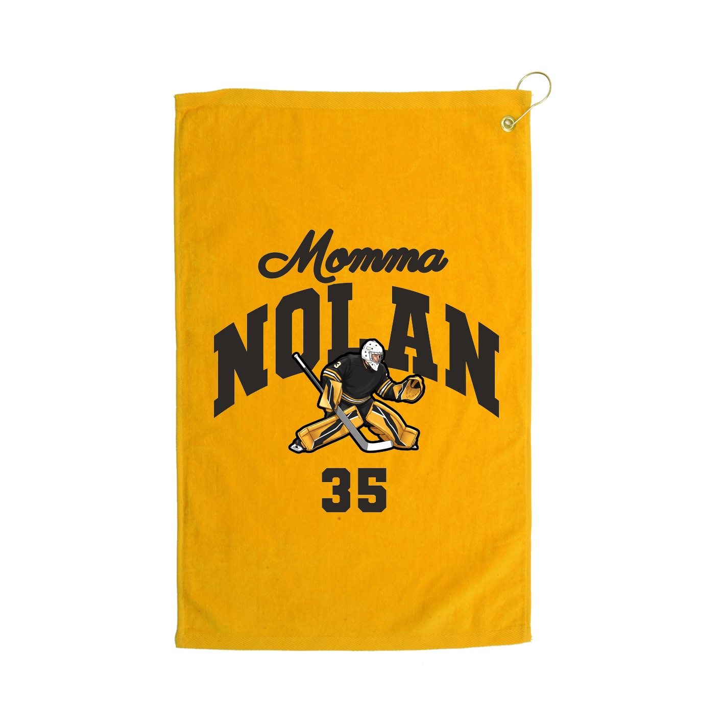 Golf Towel — Mothers Day Arch in Gold