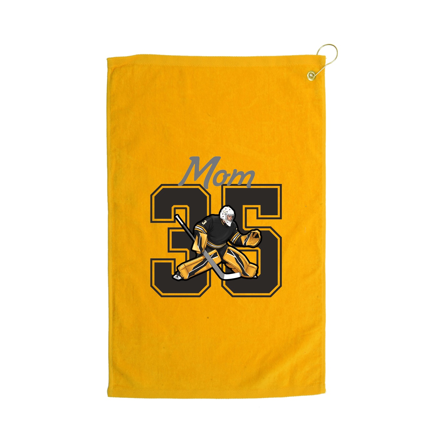 Golf Towel — Mothers Day Shirsey in Gold