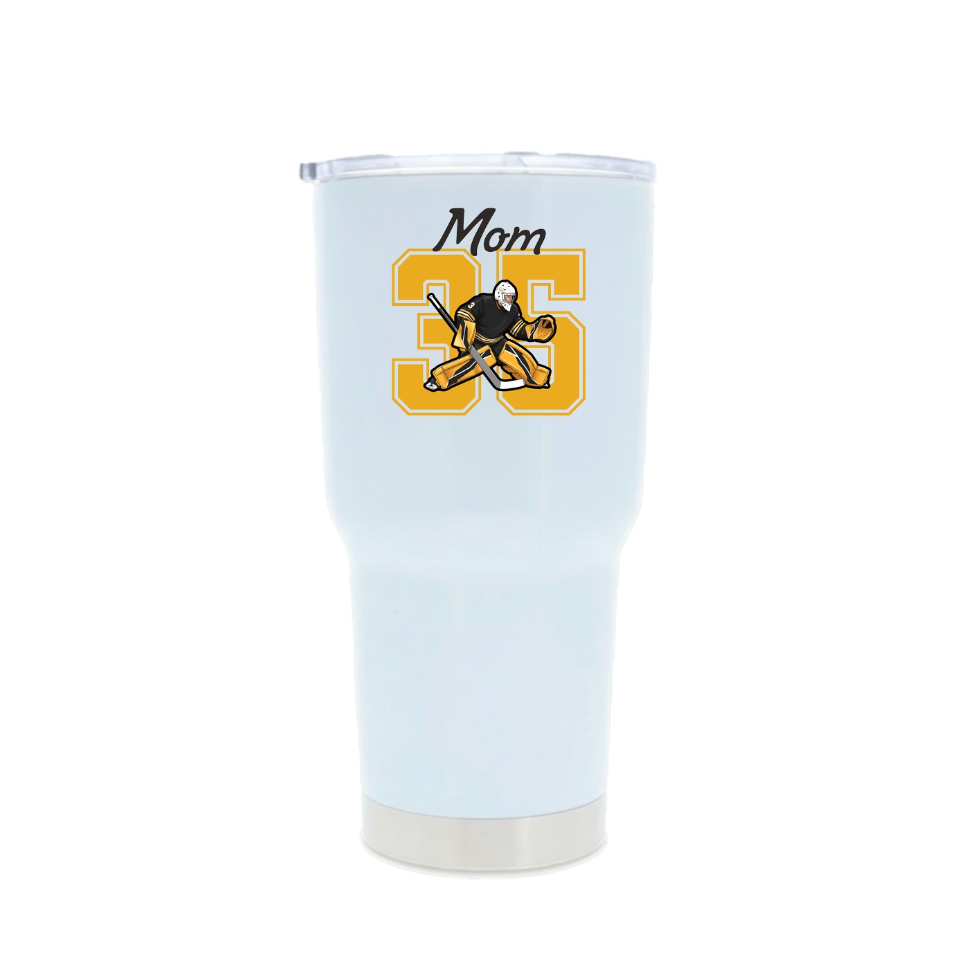 30oz Stainless Steel Tumbler — Mothers Day Shirsey in White