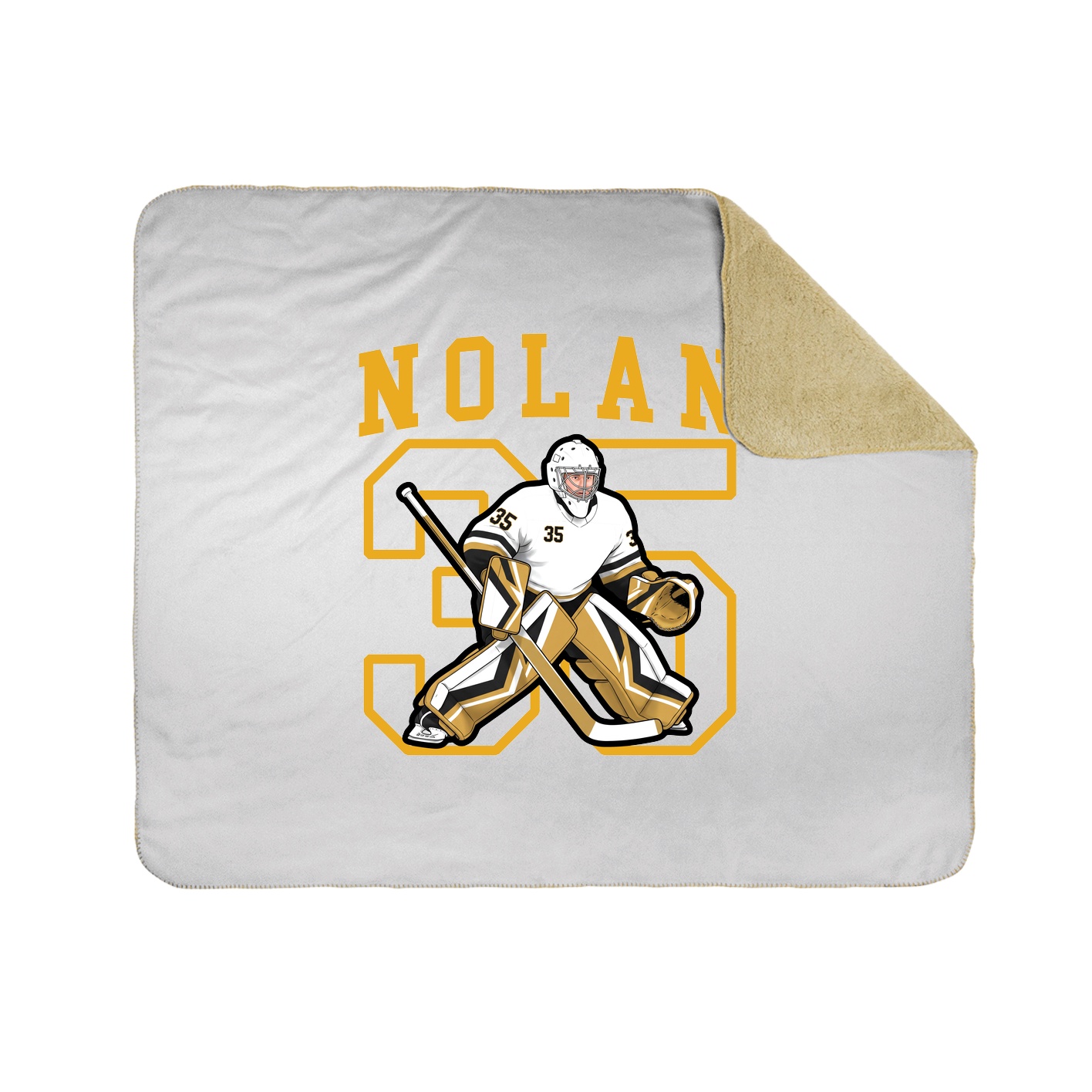 50x60 Sherpa Lined Throw Blanket