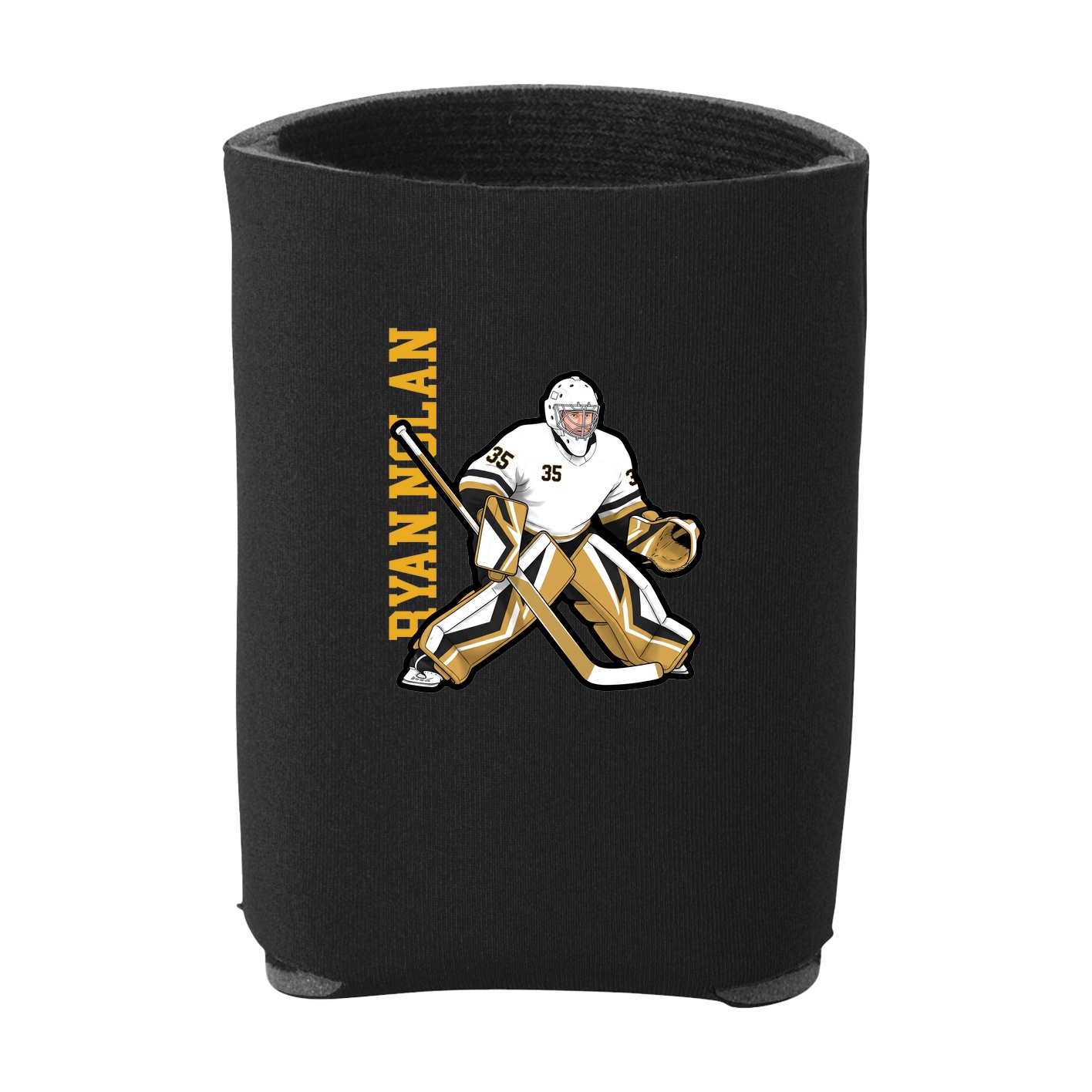 Can Holder — Name Vertical in Black