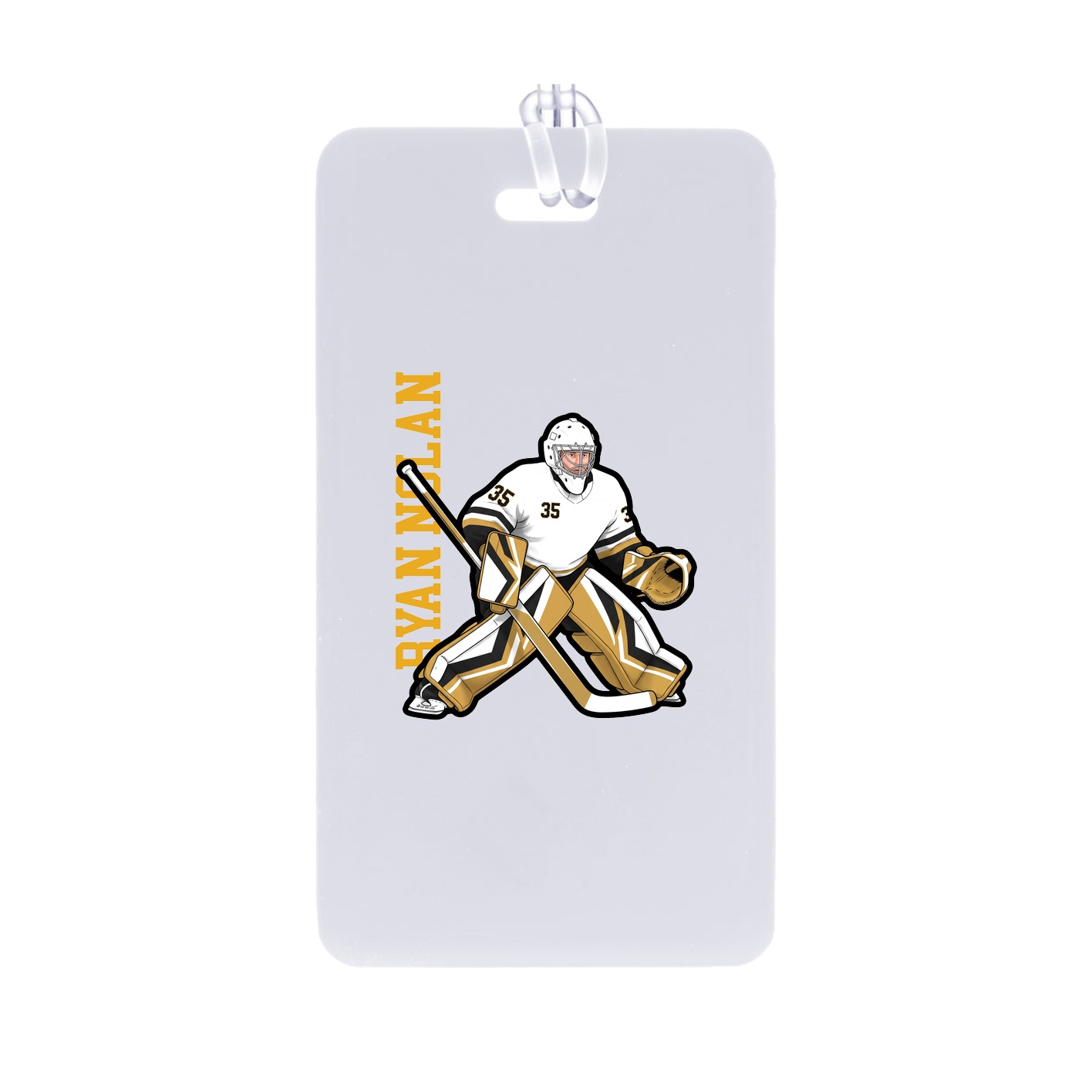 Bag Tag — Name Vertical in Classic