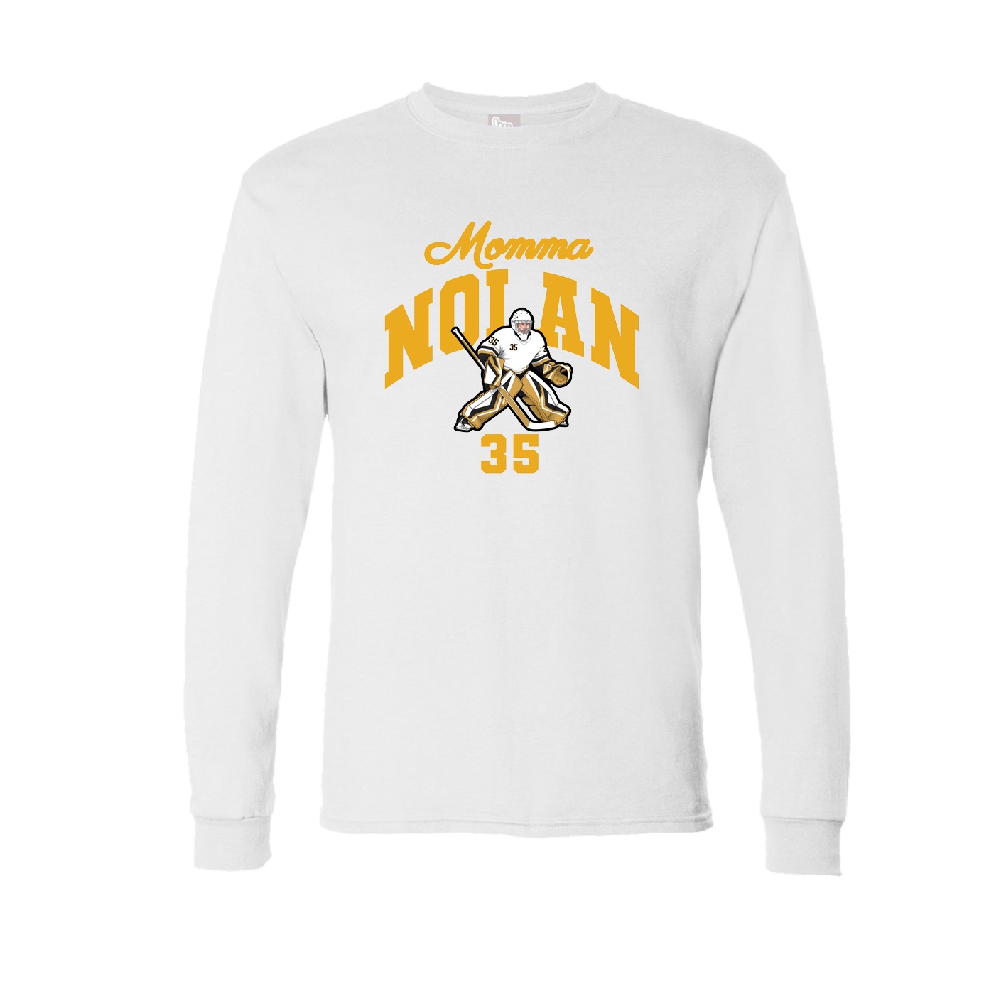 Long Sleeve Tee — Mothers Day Arch in White