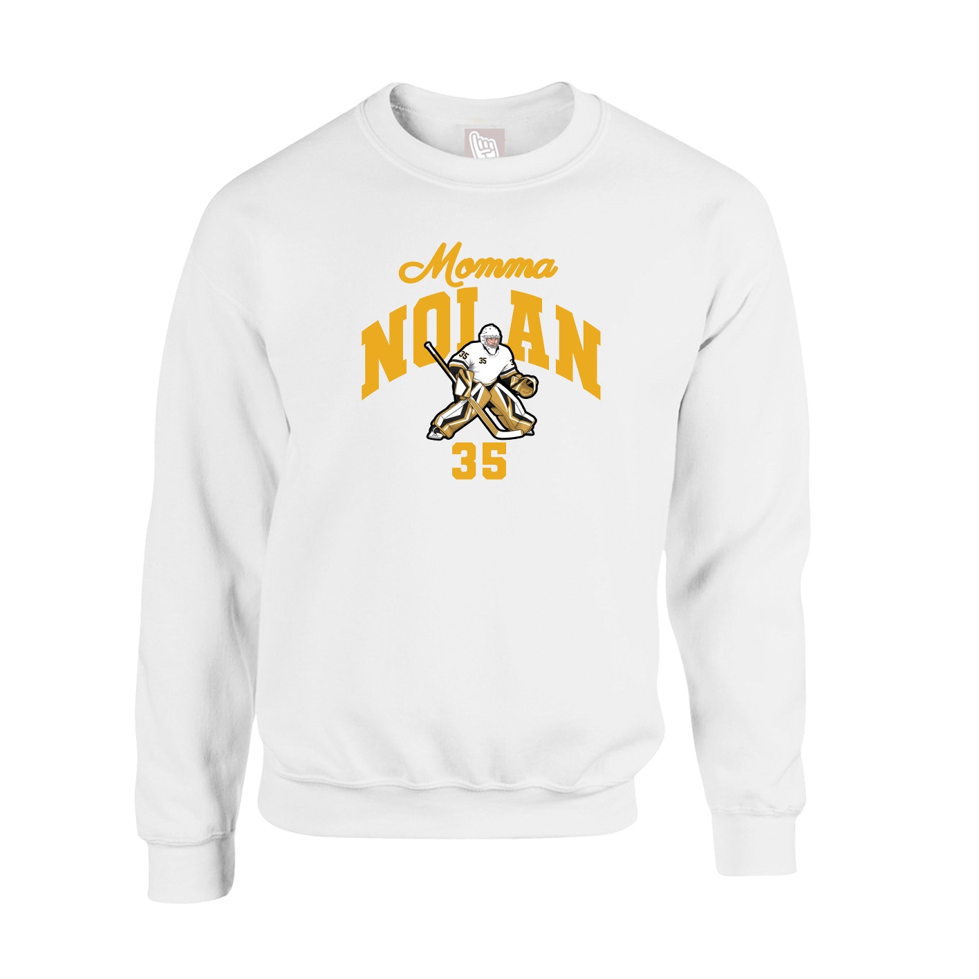 Fleece Crew — Mothers Day Arch in White