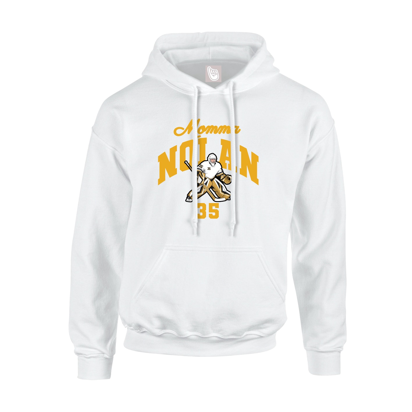 Youth Hoodie — Mothers Day Arch in White