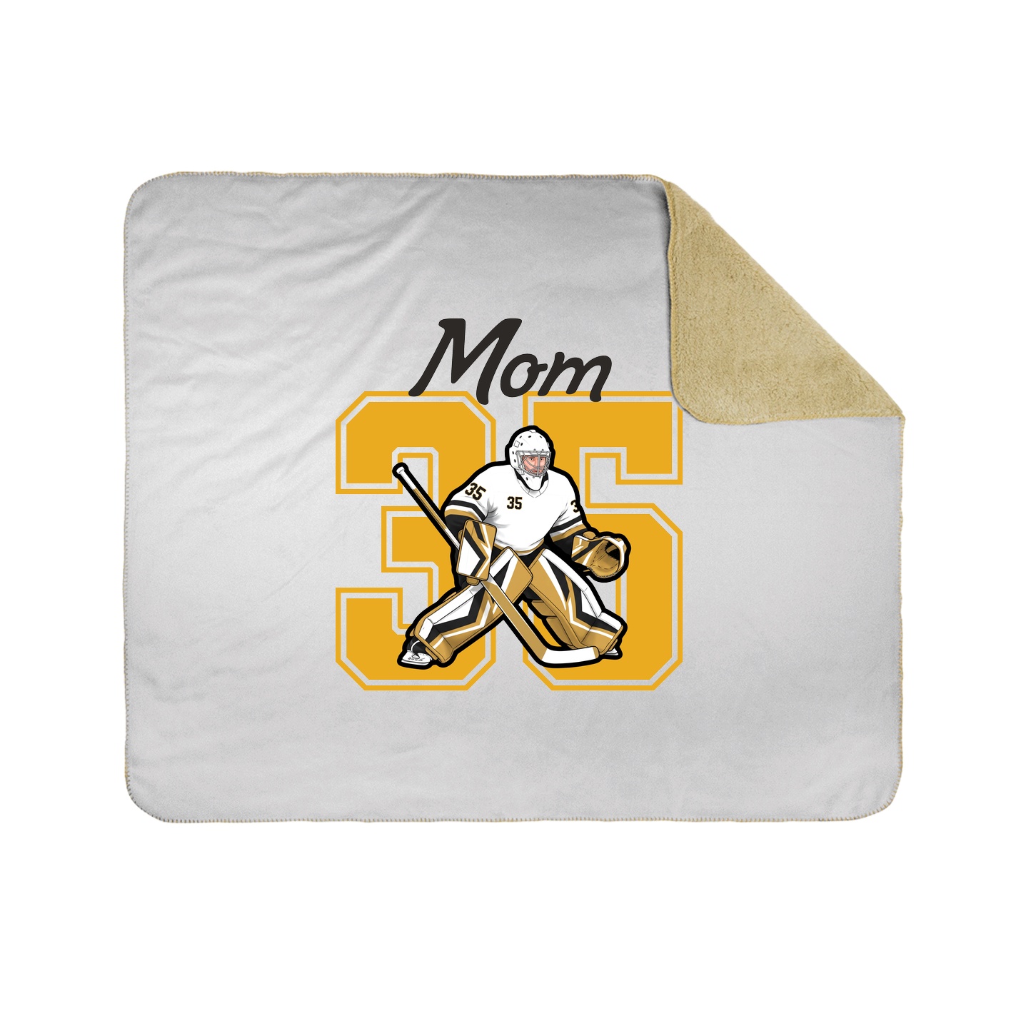 Throw Blanket — Mothers Day Shirsey in White