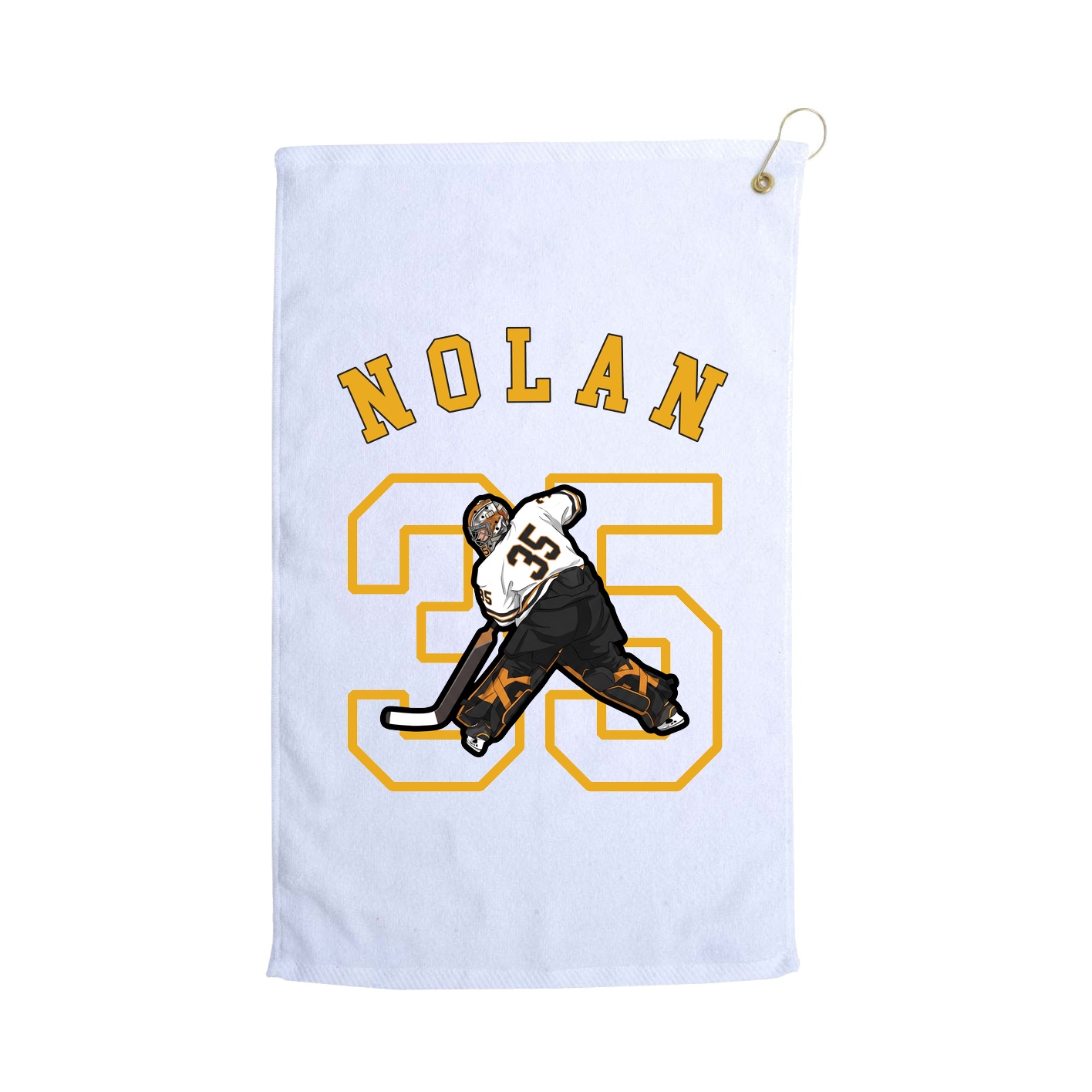 Golf Towel — Shirsey Arch in White