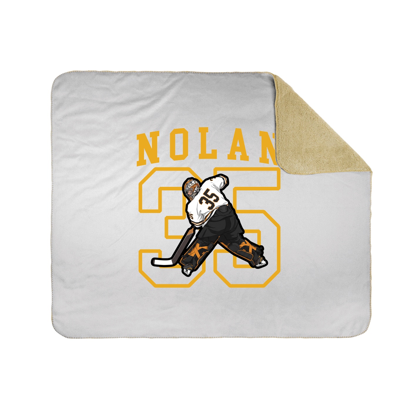 Throw Blanket — Shirsey in White