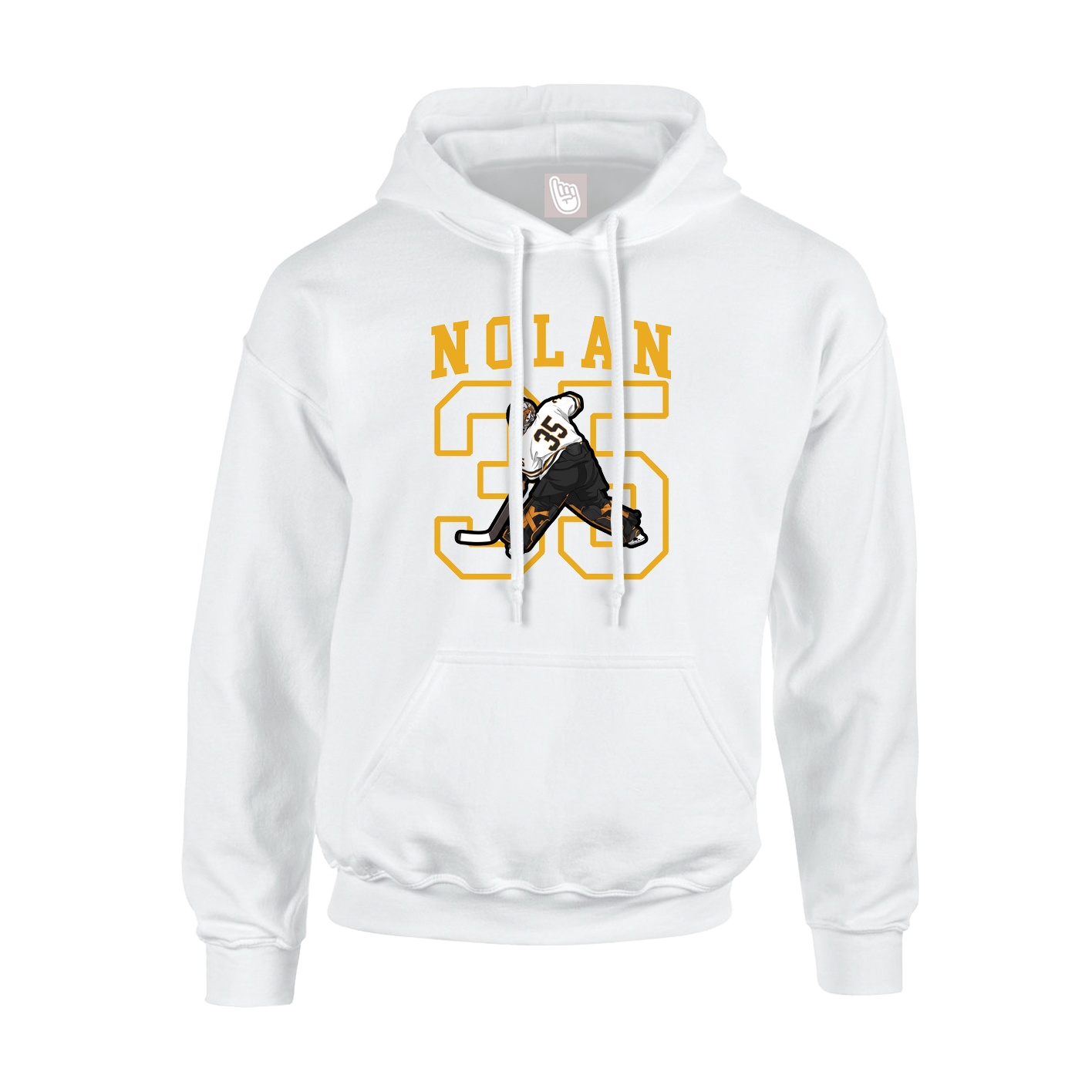 Hoodie — Shirsey in White