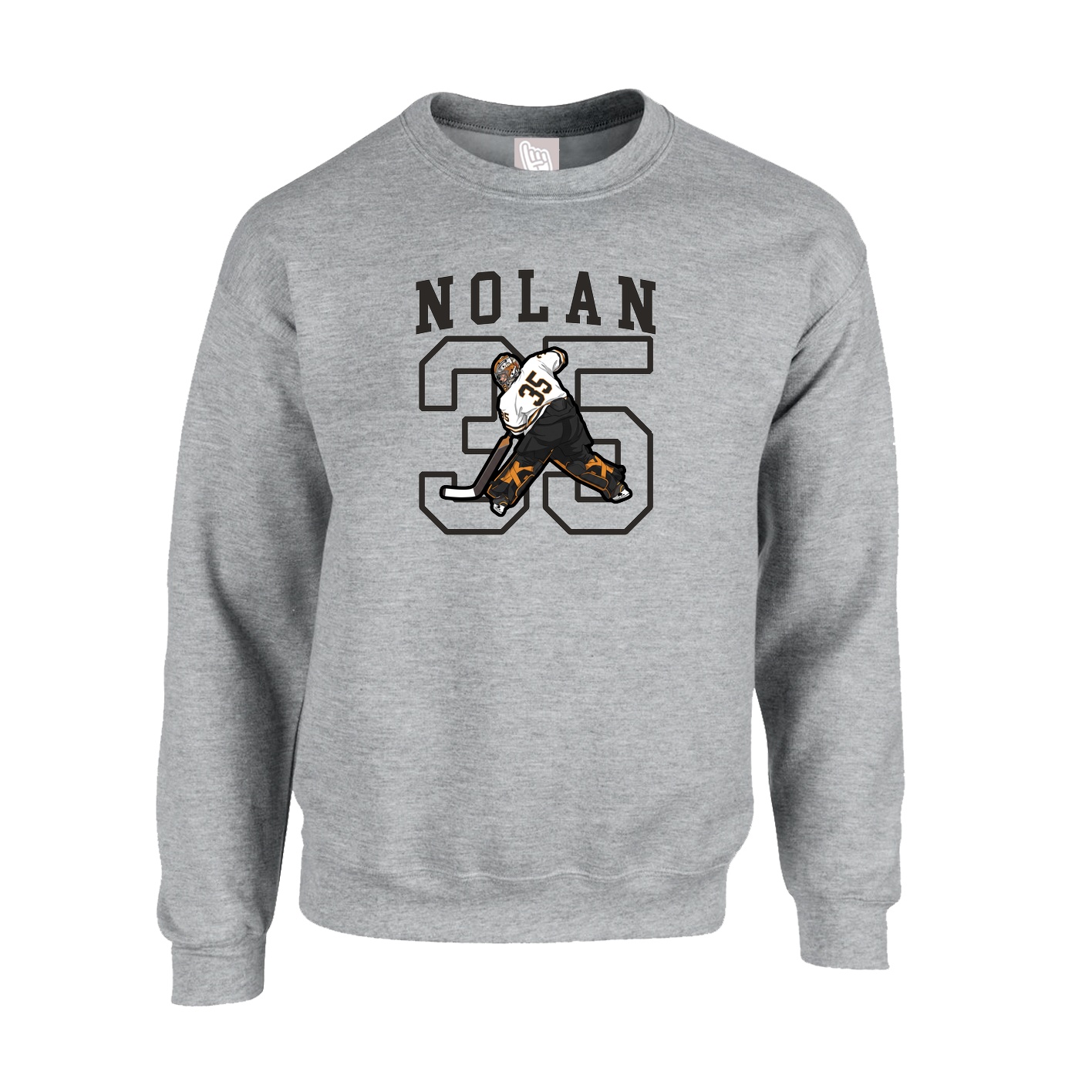 Fleece Crew — Shirsey in Grey