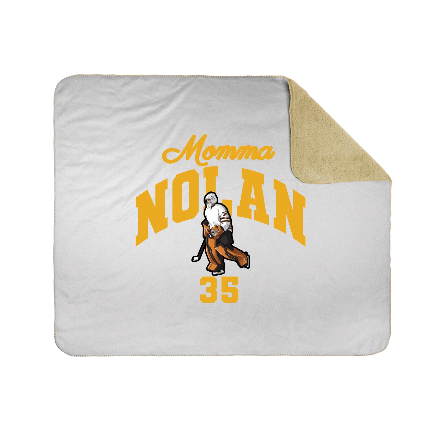 Throw Blanket — Mothers Day Arch in White