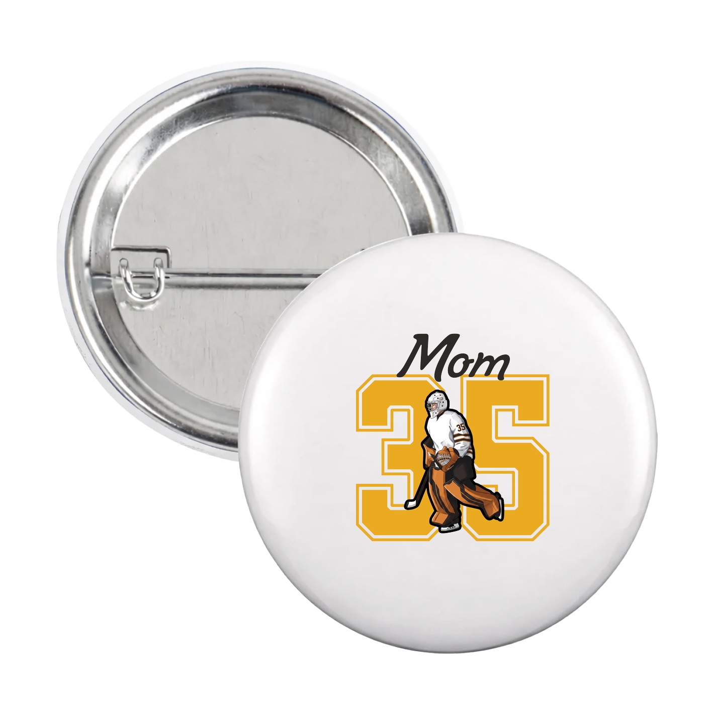 Game Day Button — Mothers Day Shirsey in White