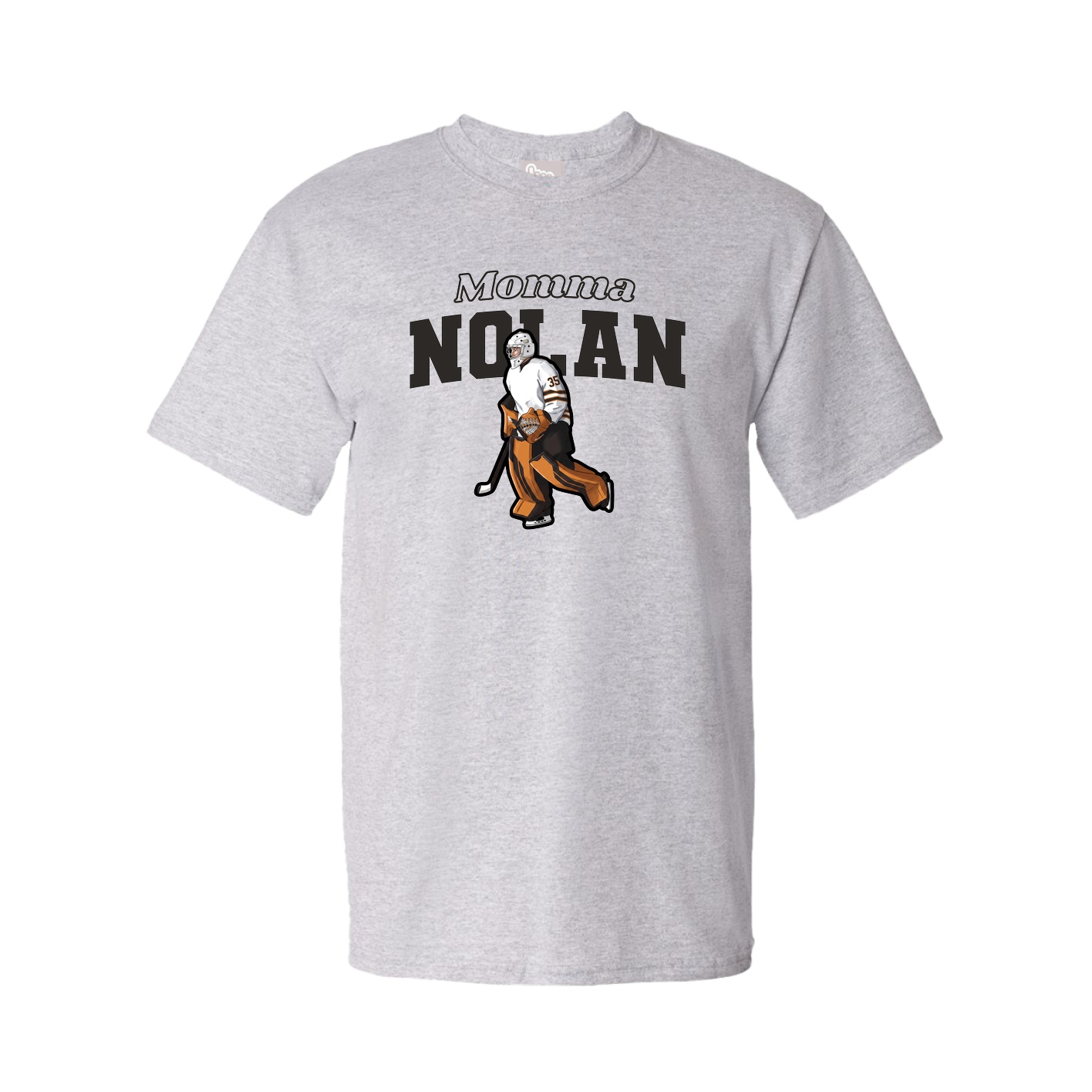 Youth Tee — Mothers Day Block in Grey