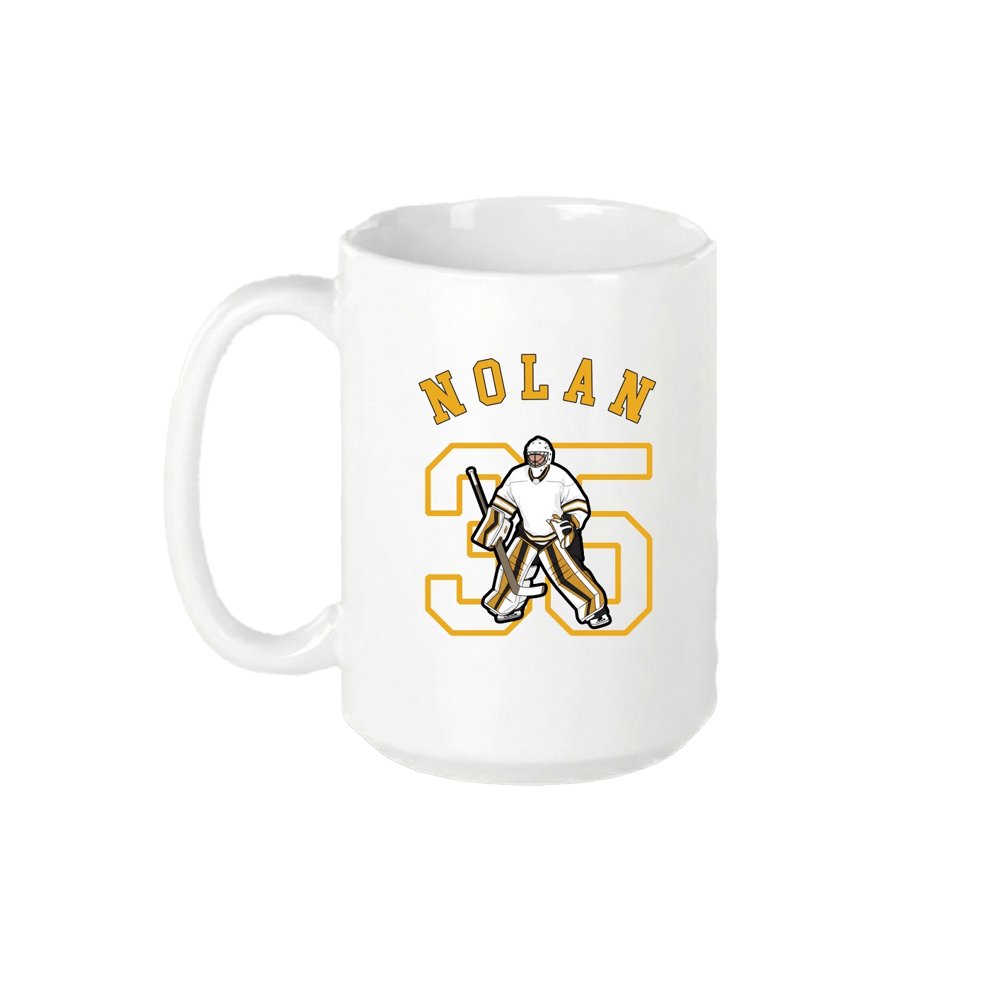 15oz Coffee Mug — Shirsey Arch in White
