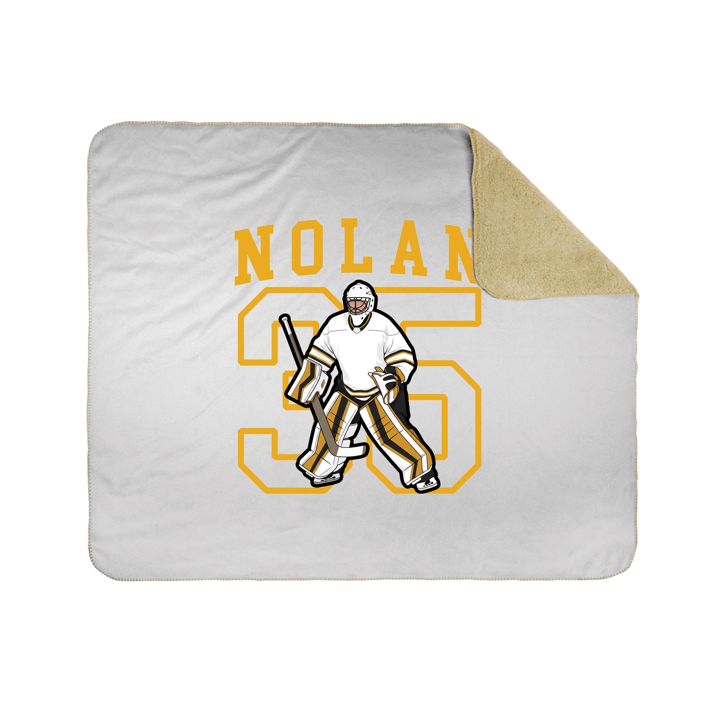 Throw Blanket — Shirsey in White