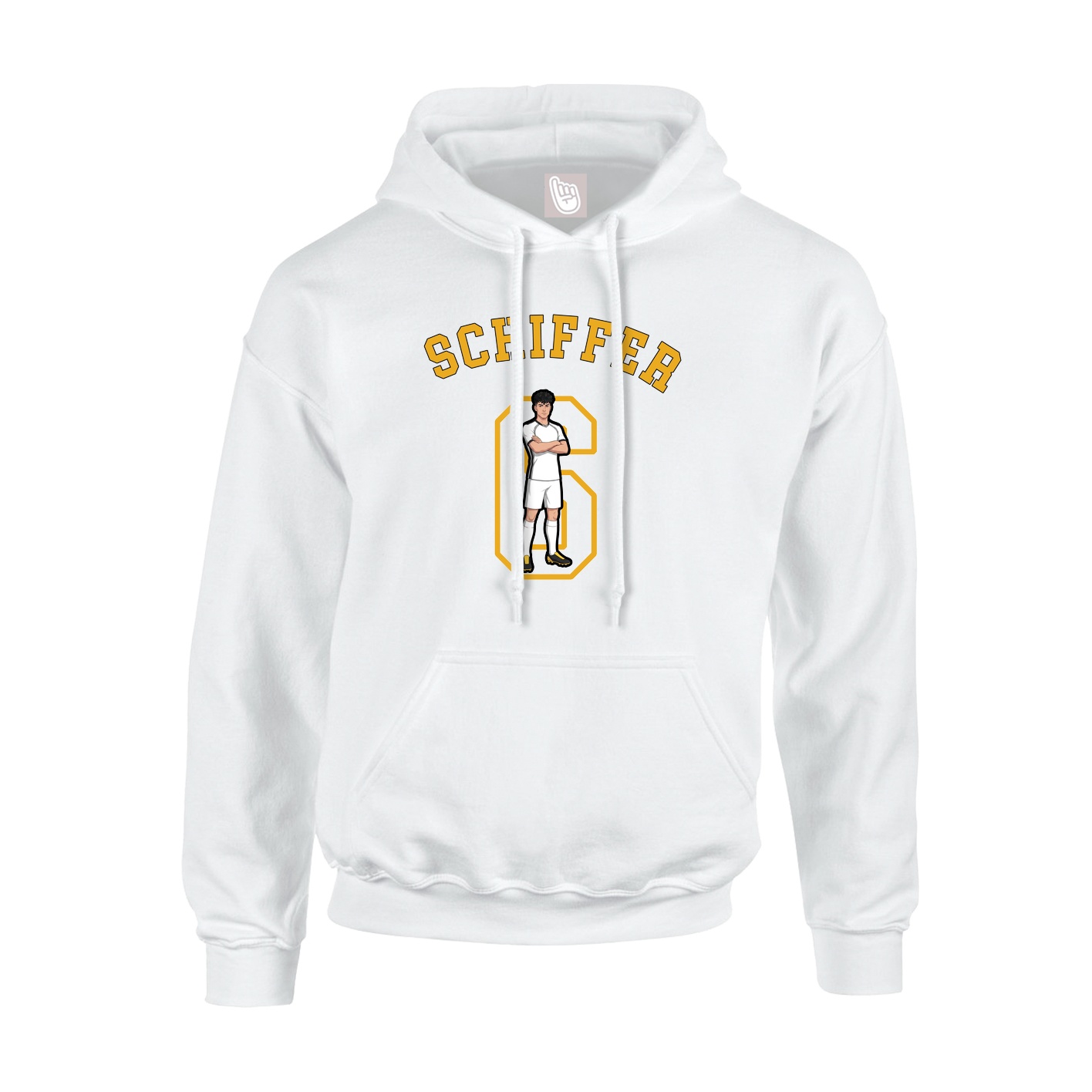 Hoodie — Shirsey Arch in White