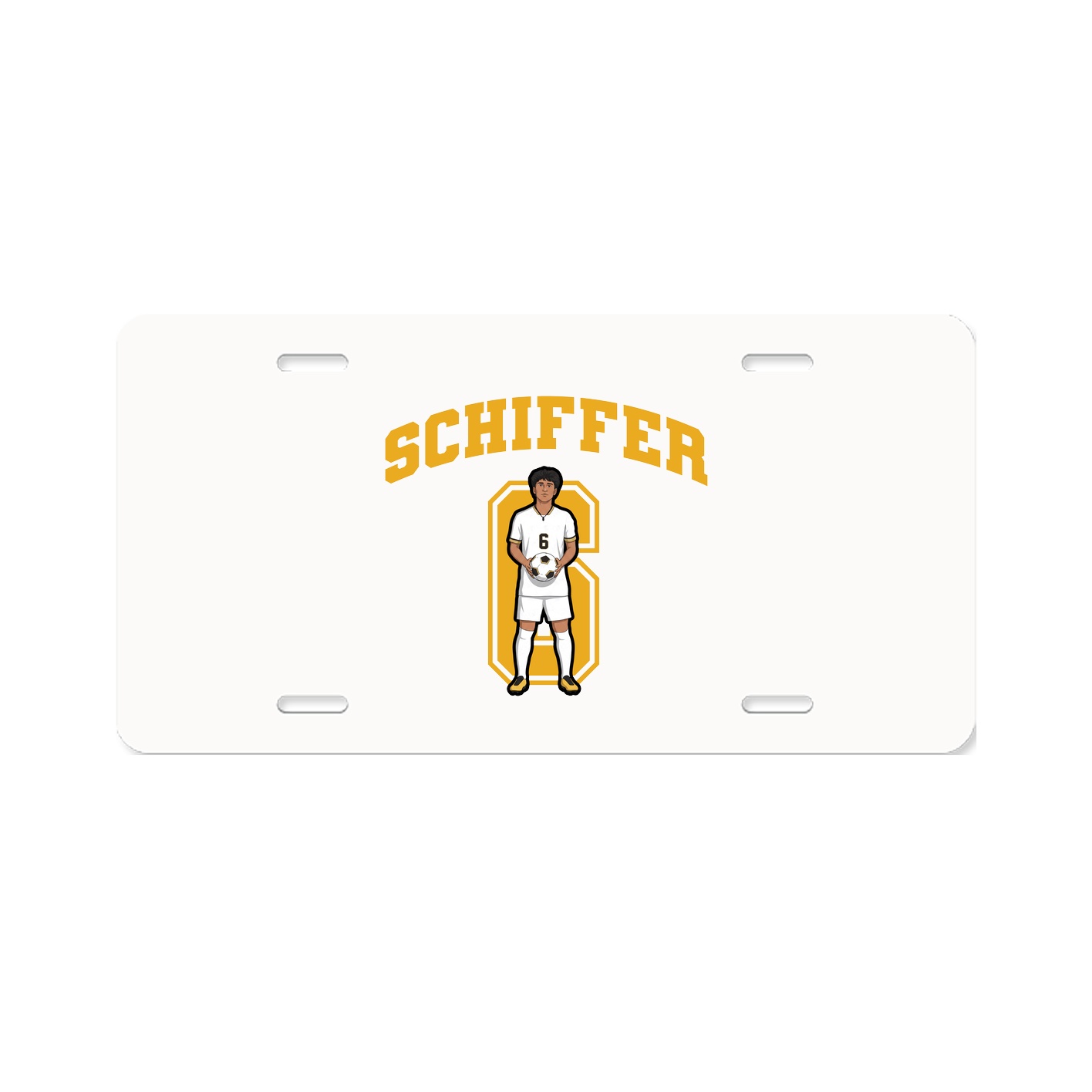 License Plate — Number in Classic