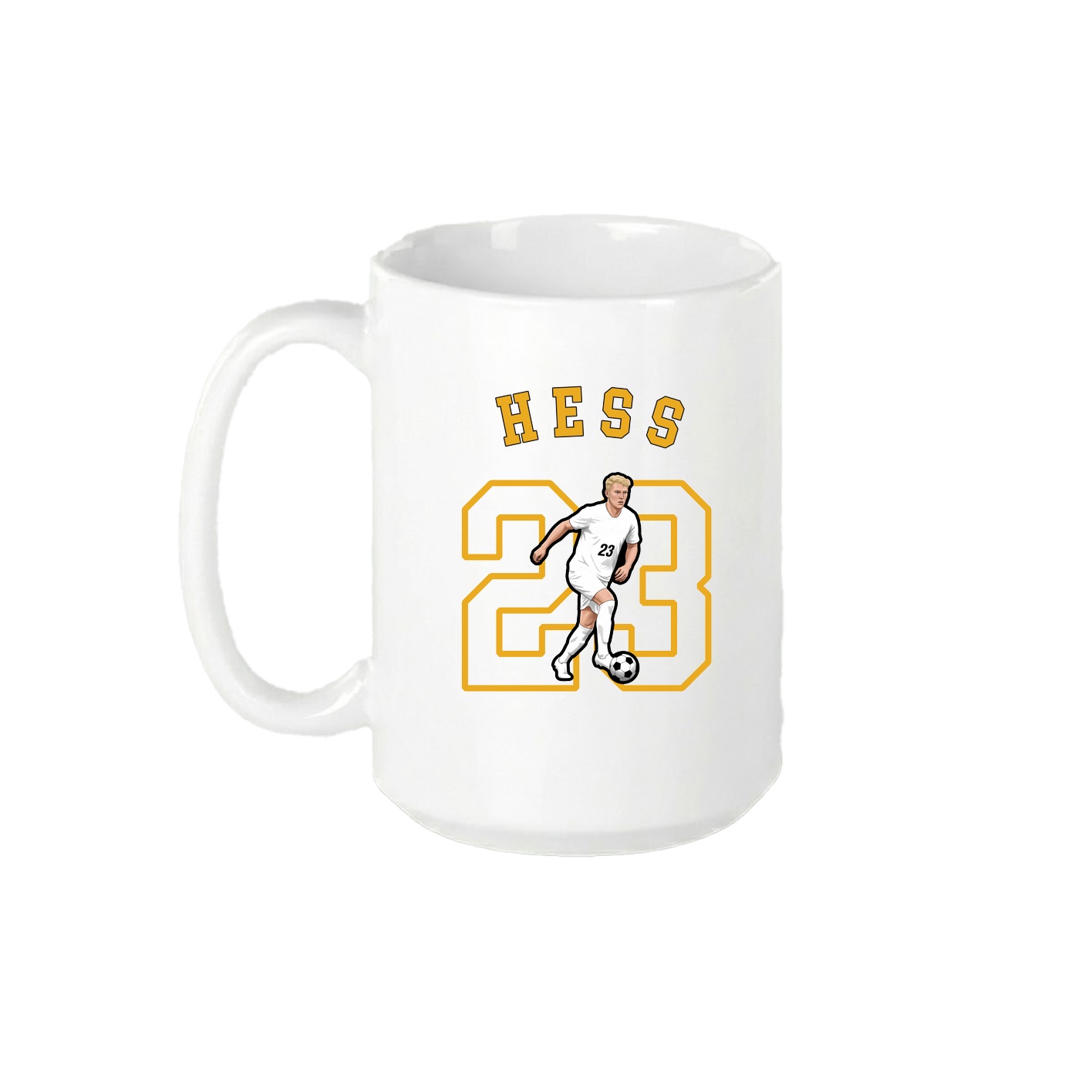 15oz Coffee Mug — Shirsey Arch in White