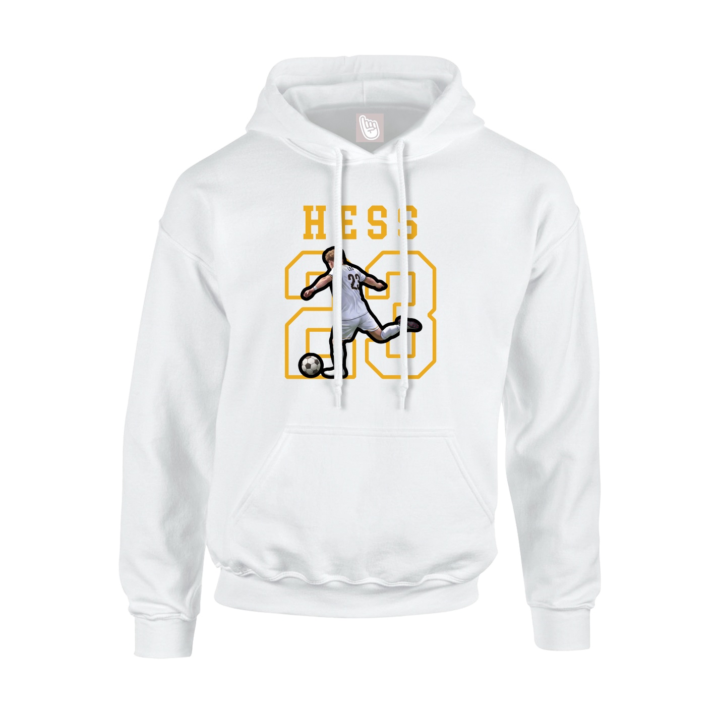 Hoodie — Shirsey in White