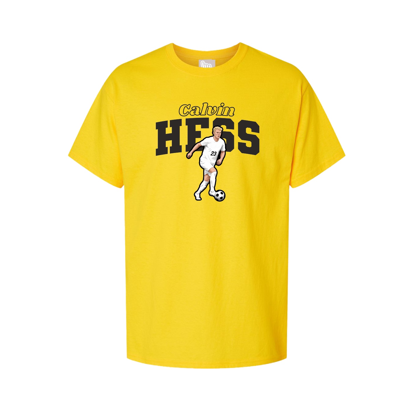 Youth Tee — Name Arch in Gold