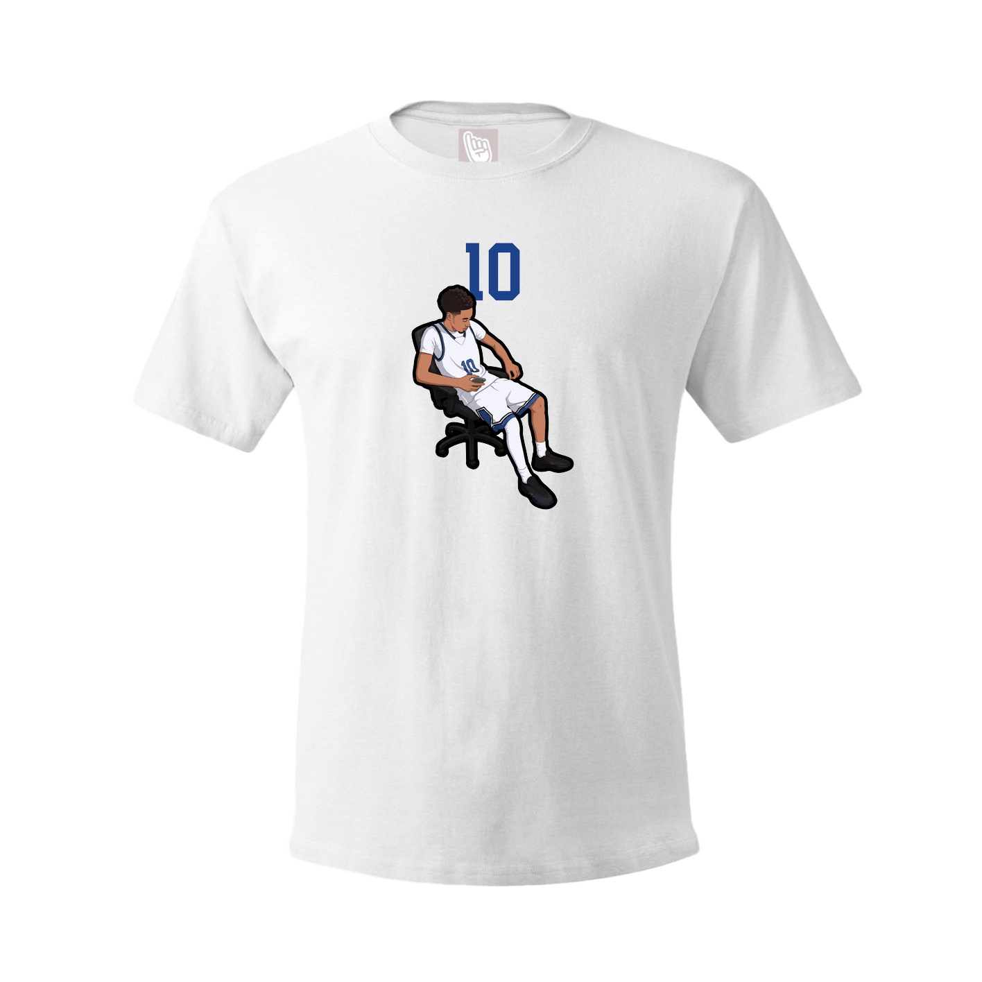 Tee — Number Top in White