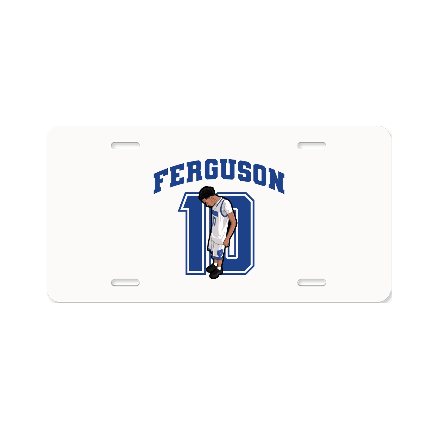 License Plate — Number in Classic