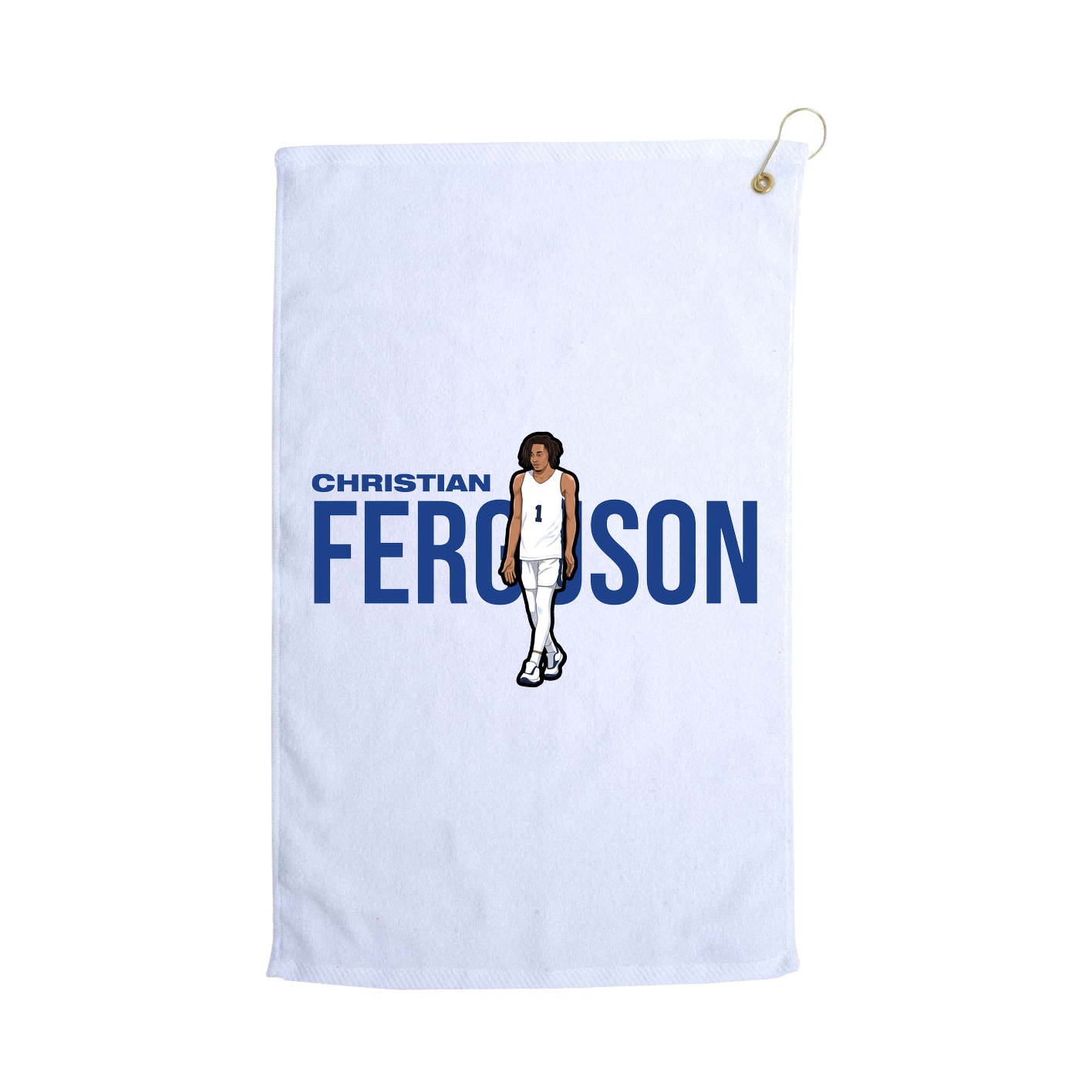 Golf Towel — Player Name in White
