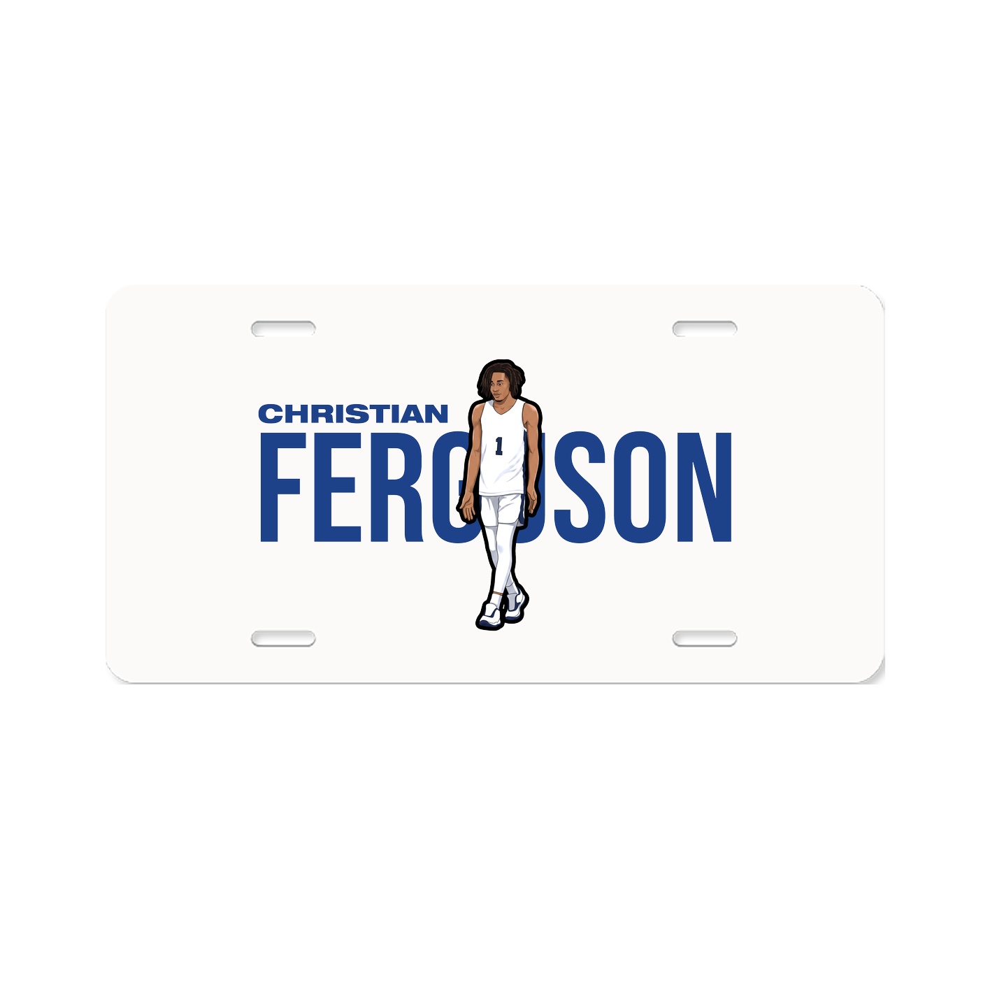 License Plate — Player Name in Classic