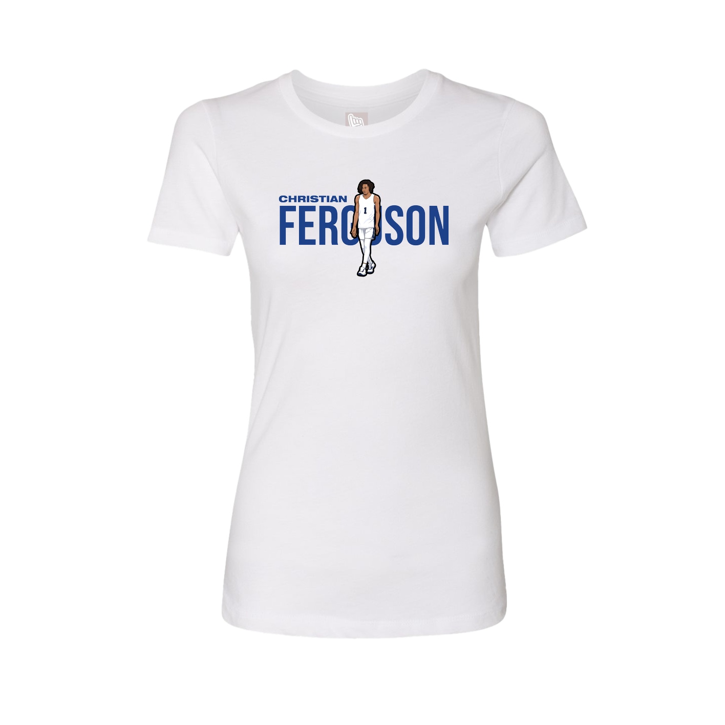 Womens Tee — Player Name in White