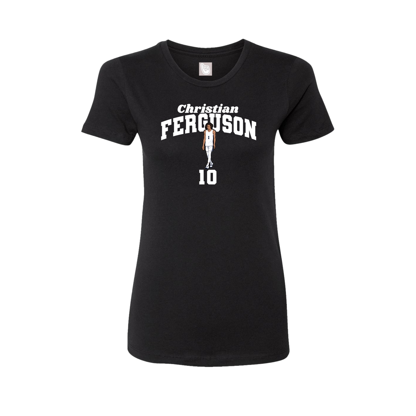 Womens Tee — Signature Arch in Black