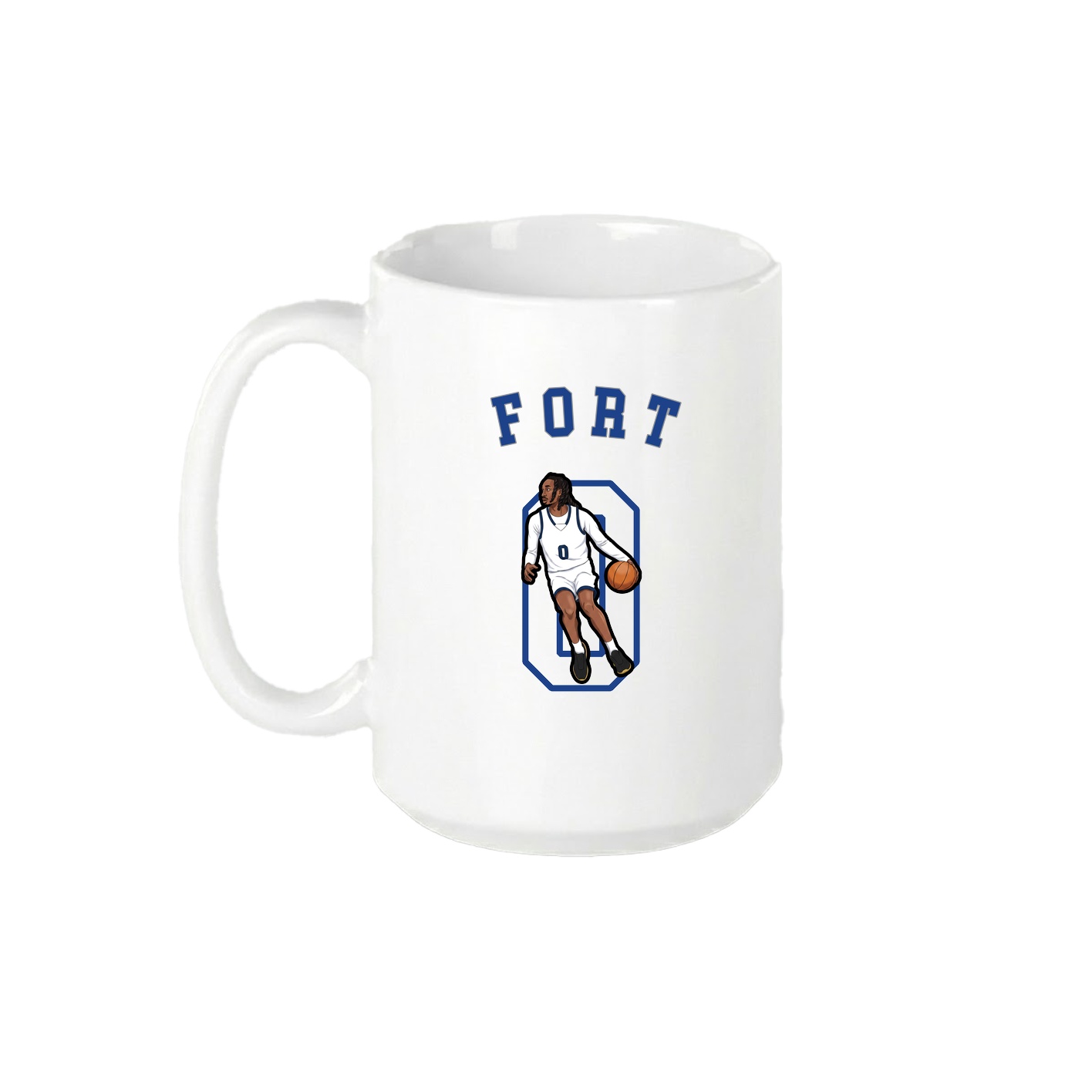 15oz Coffee Mug — Shirsey Arch in White