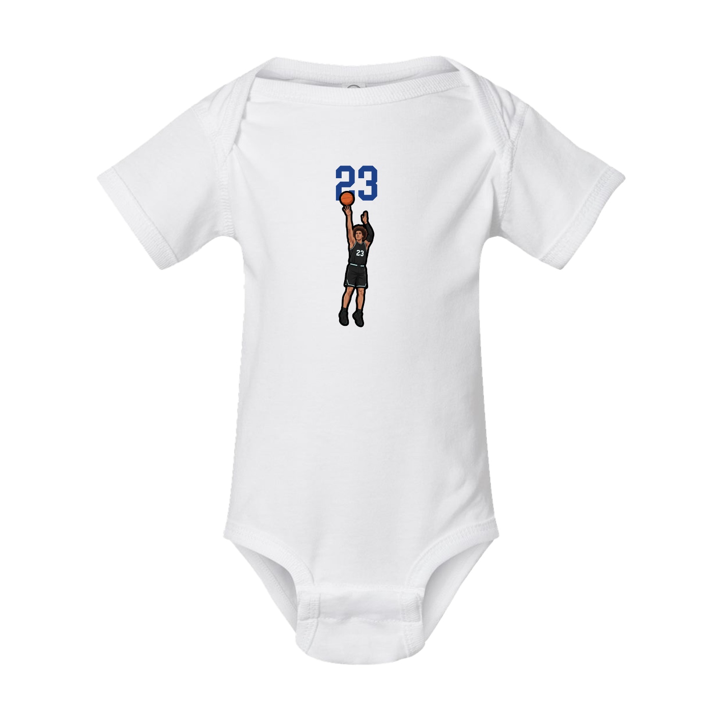 Baby Onesie — Number Top in White