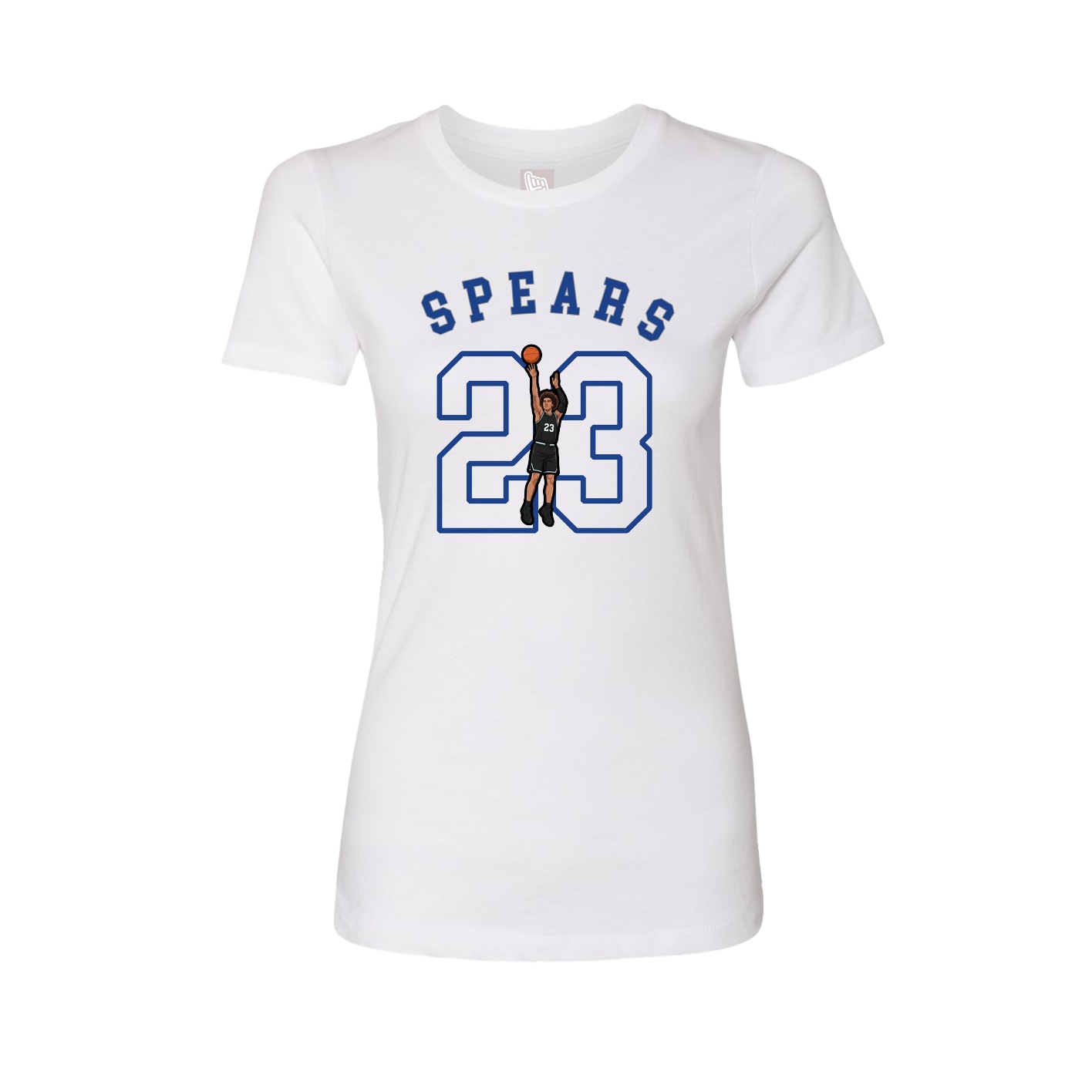 Fitted Women's Tee — Shirsey Arch in White