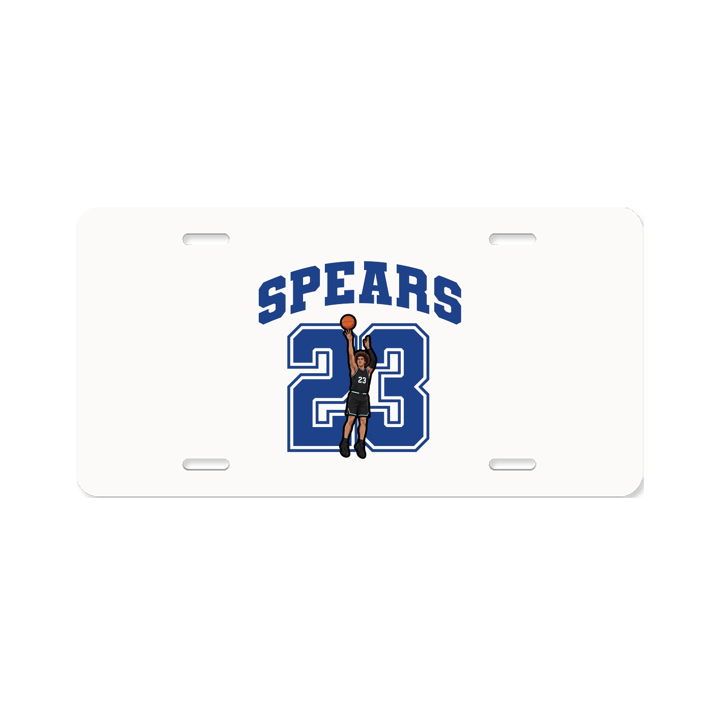 License Plate — Number in Classic