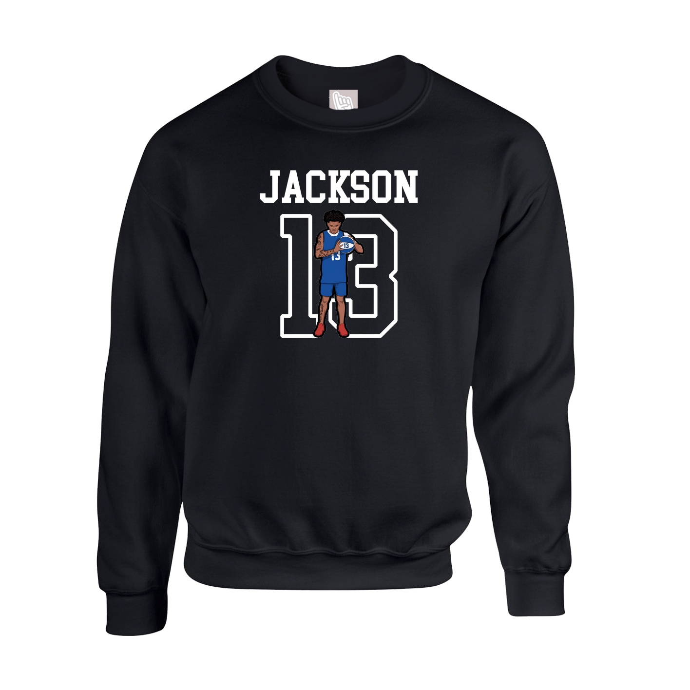 Fleece Crew — Shirsey in Black