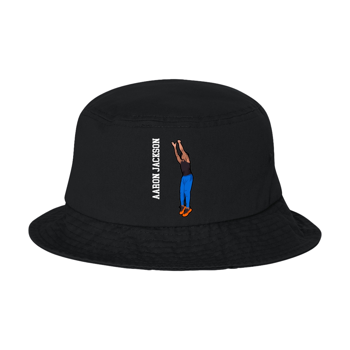 Bucket Cap — Name Vertical in Black