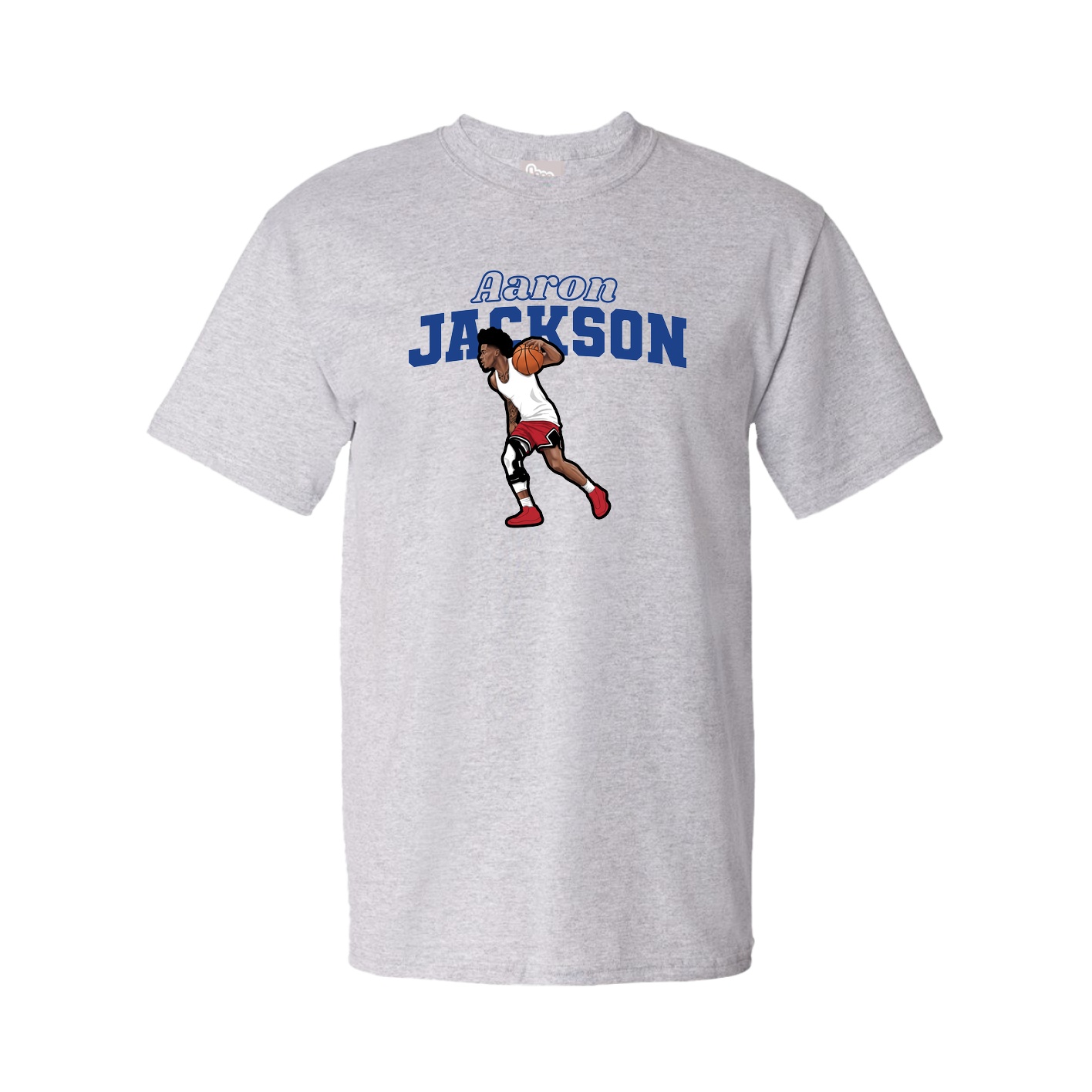 Youth Tee — Name Arch in Grey