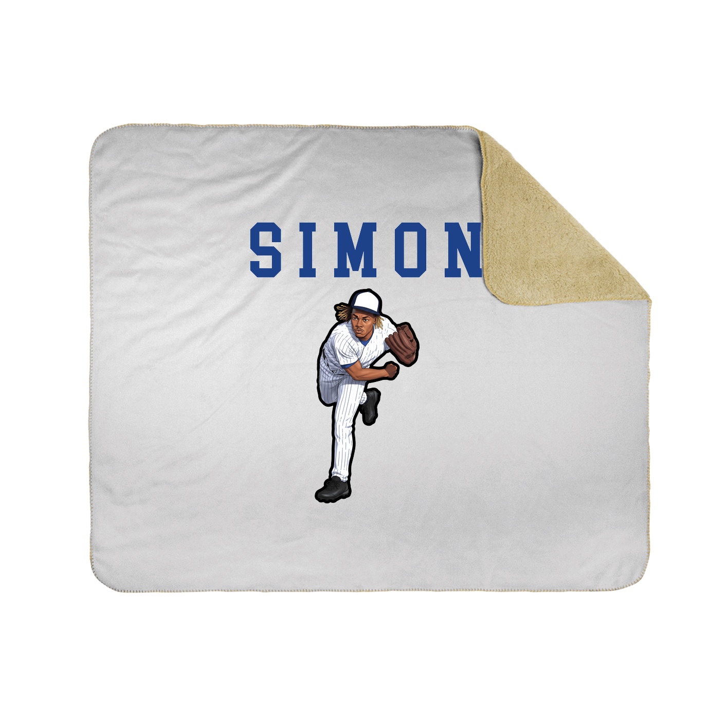 Throw Blanket — Shirsey in White