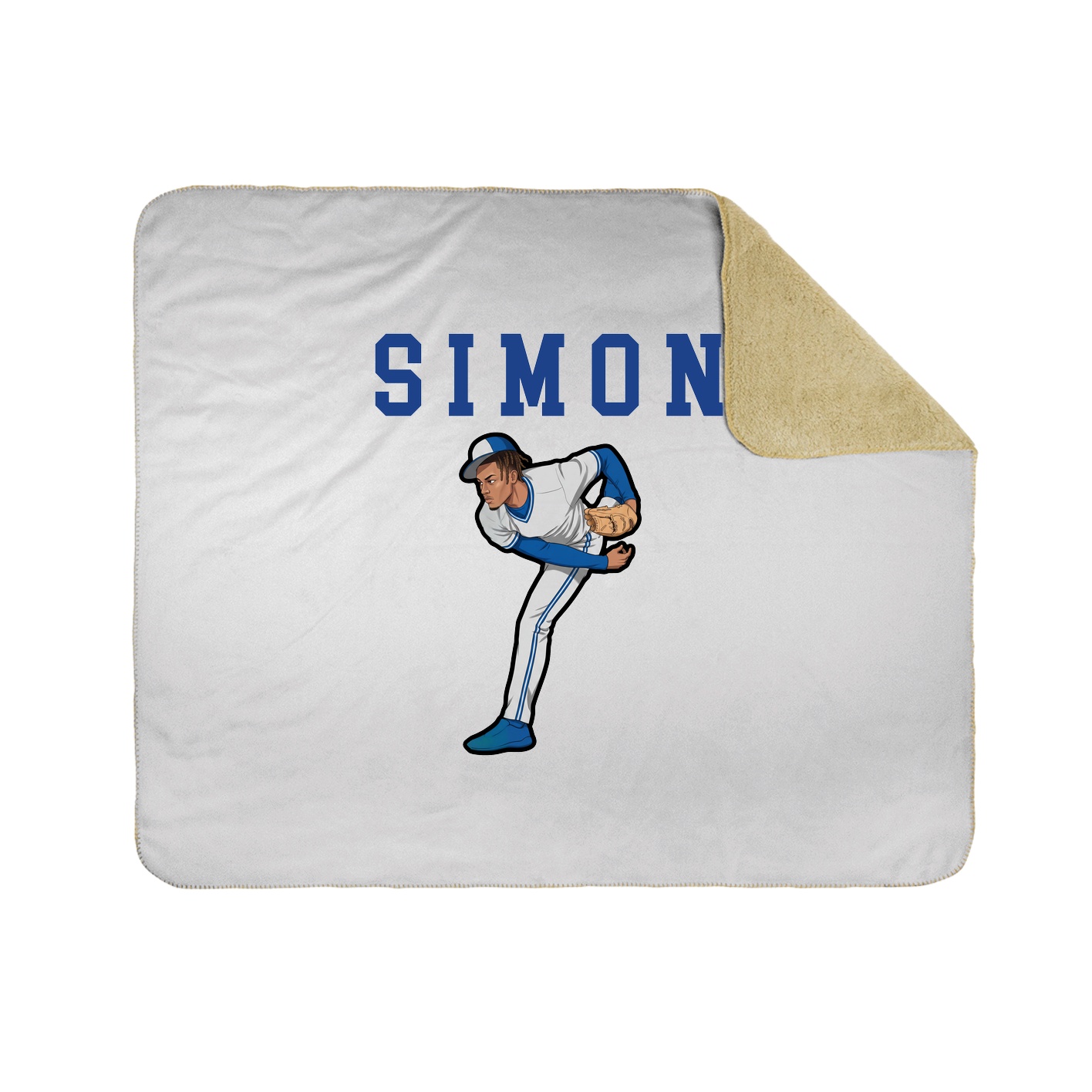 Throw Blanket — Shirsey in White