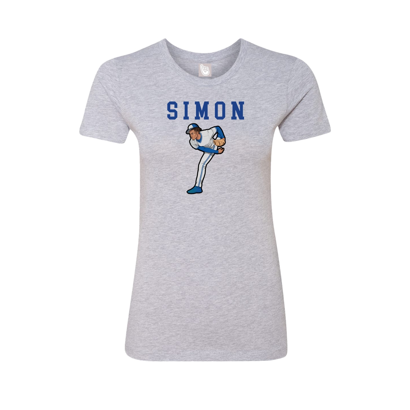 Fitted Women's Tee — Shirsey in Grey