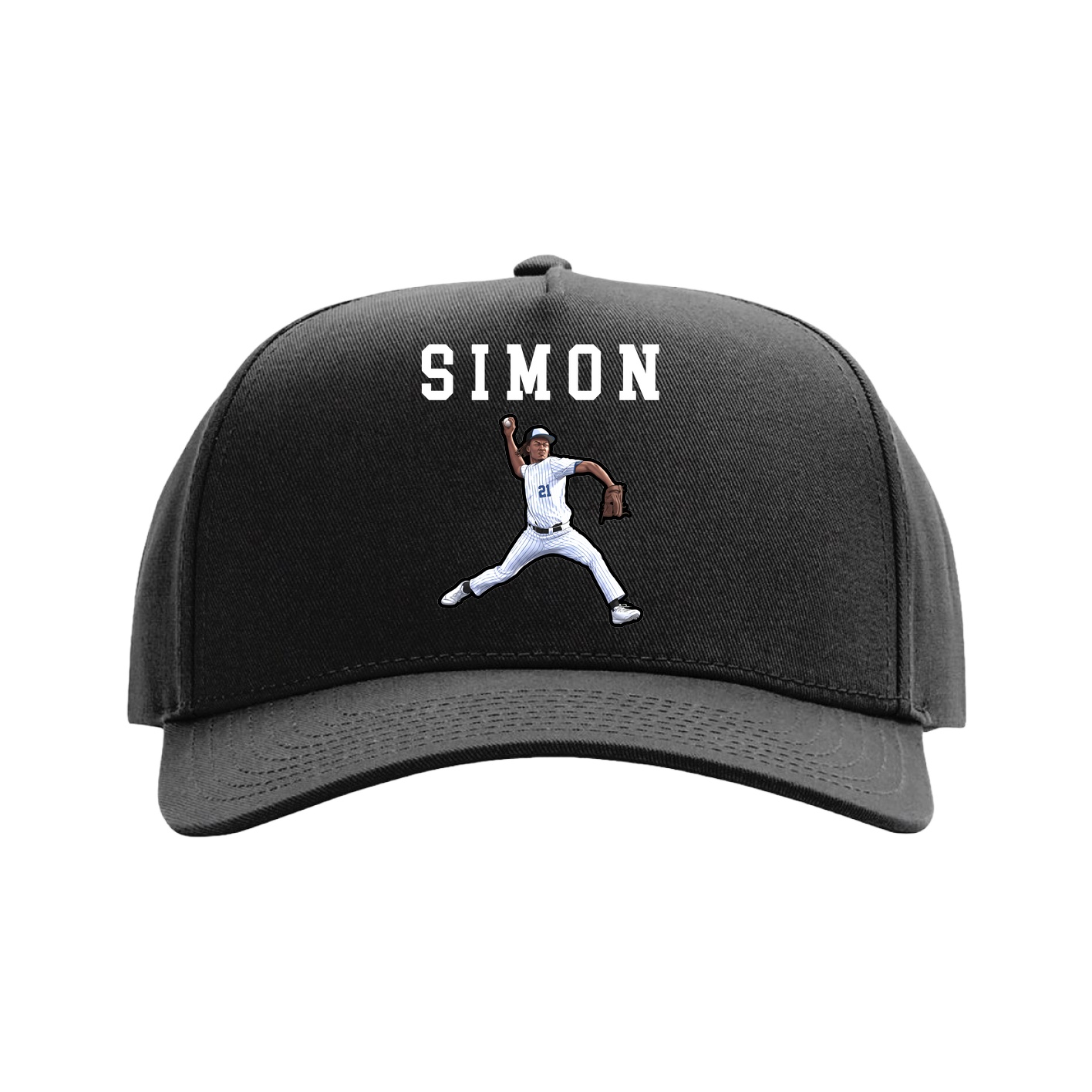 Full Fabric Five-Panel Champ Cap