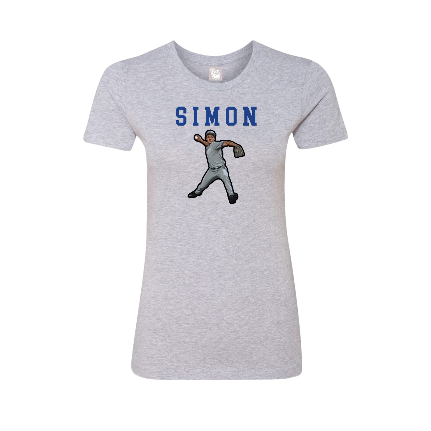 Fitted Women's Tee — Shirsey in Grey